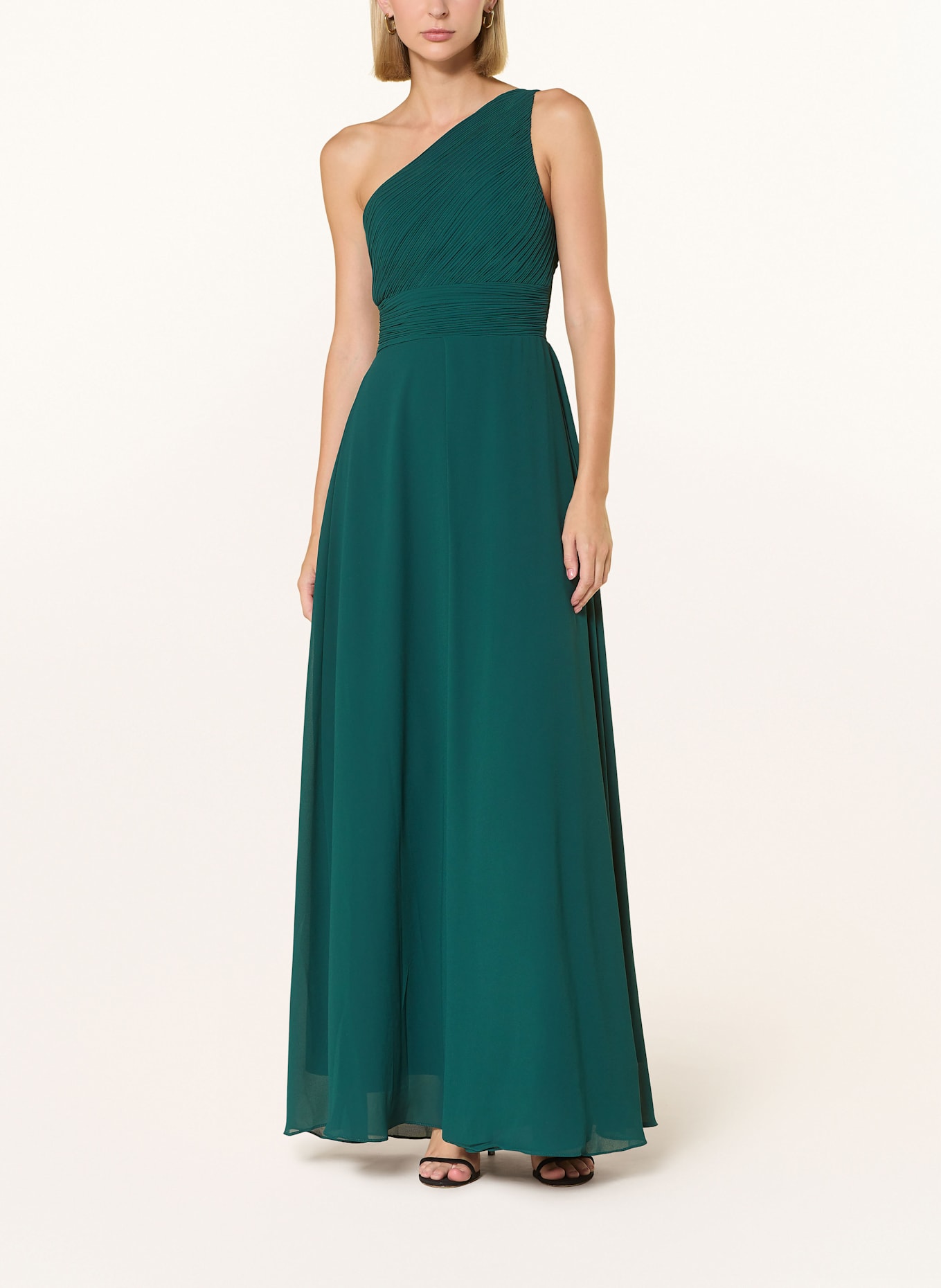 APART Abendkleid mit Plissees: PETROL