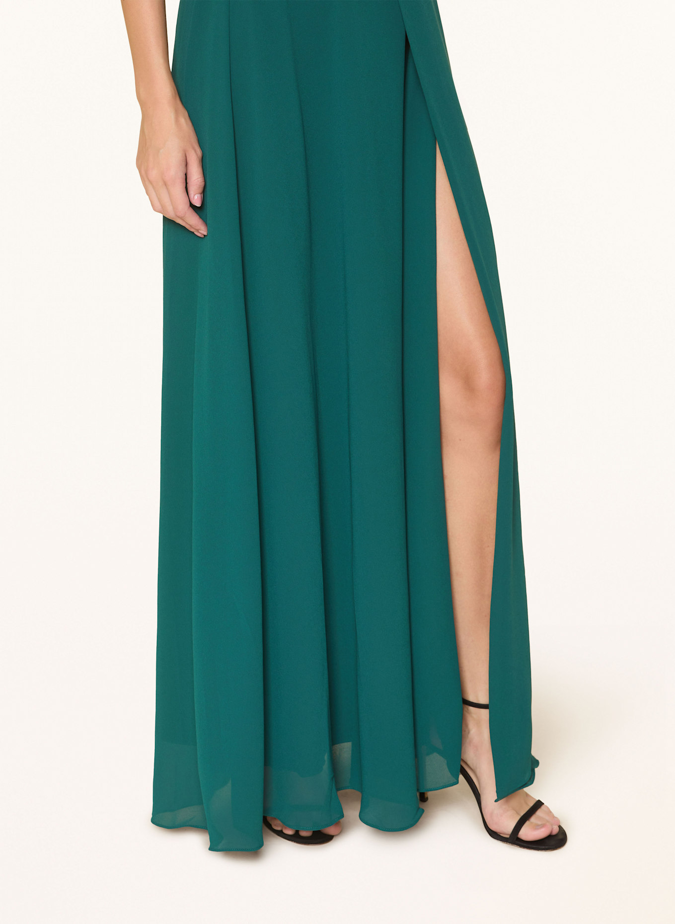 APART Abendkleid mit Plissees: PETROL