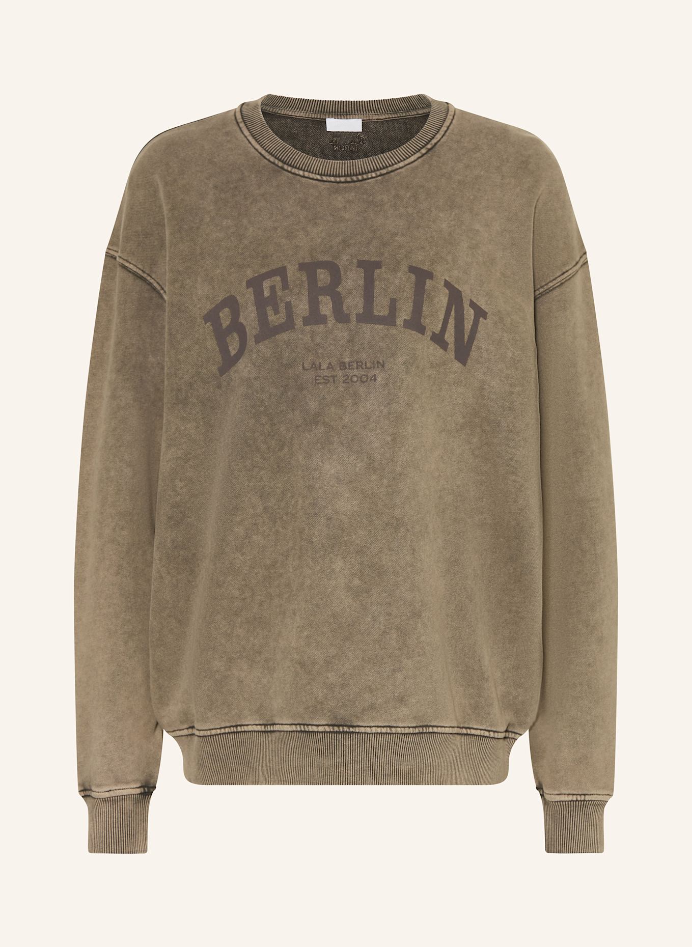 Lala Berlin Oversized-Sweatshirt BERLIN: GRAU