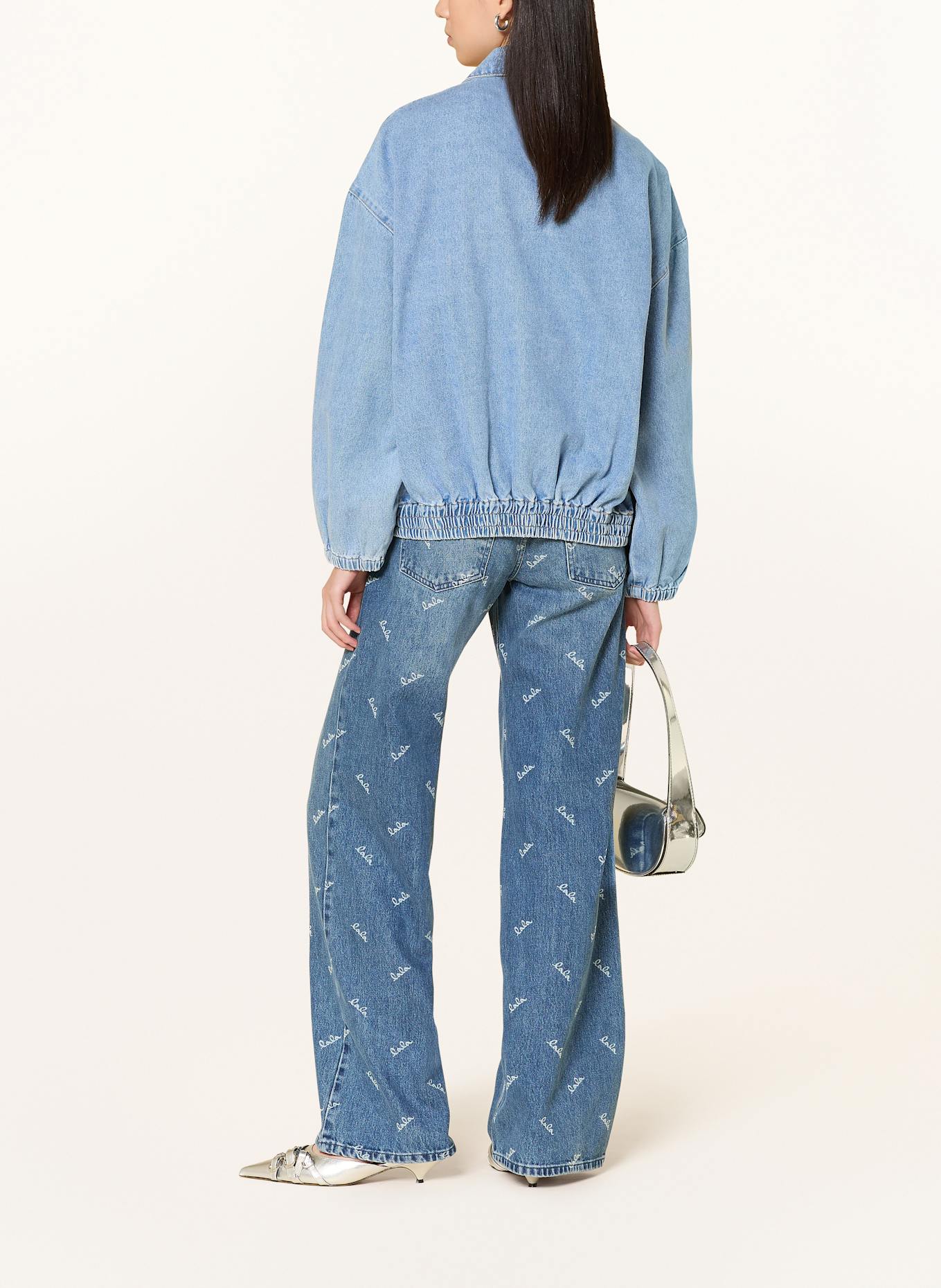 Lala Berlin Wide Leg Jeans PAOLA: WASHED BLUE