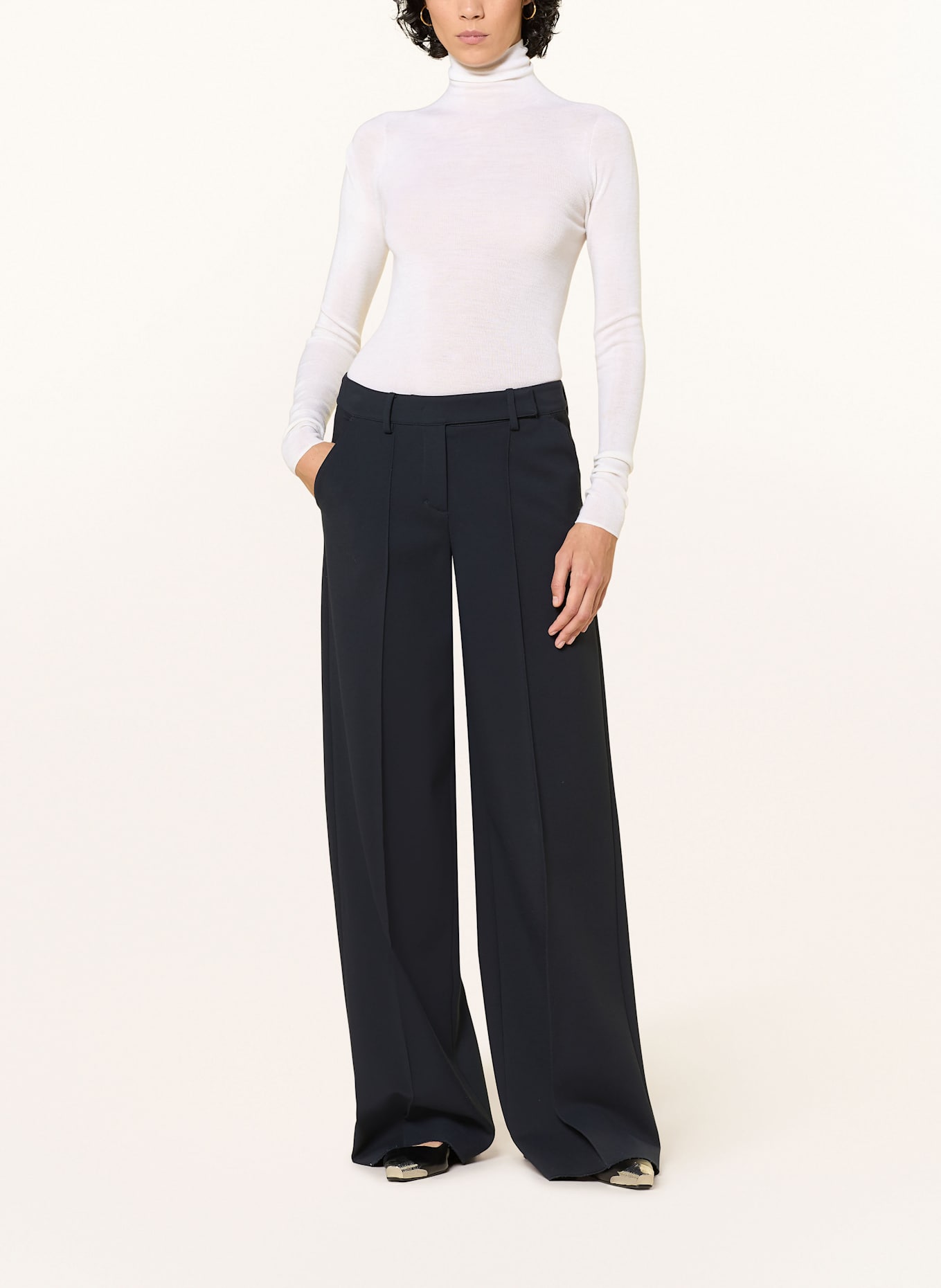 DOROTHEE SCHUMACHER Rollkragenpullover URBAN MERINO: ECRU