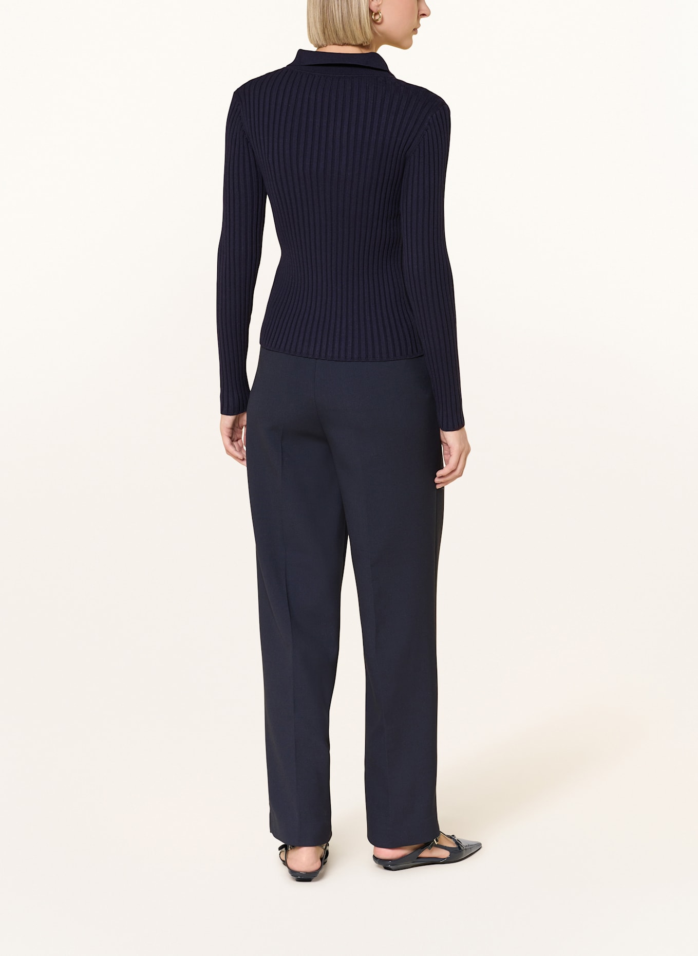 MARC AUREL Strickjacke: DUNKELBLAU