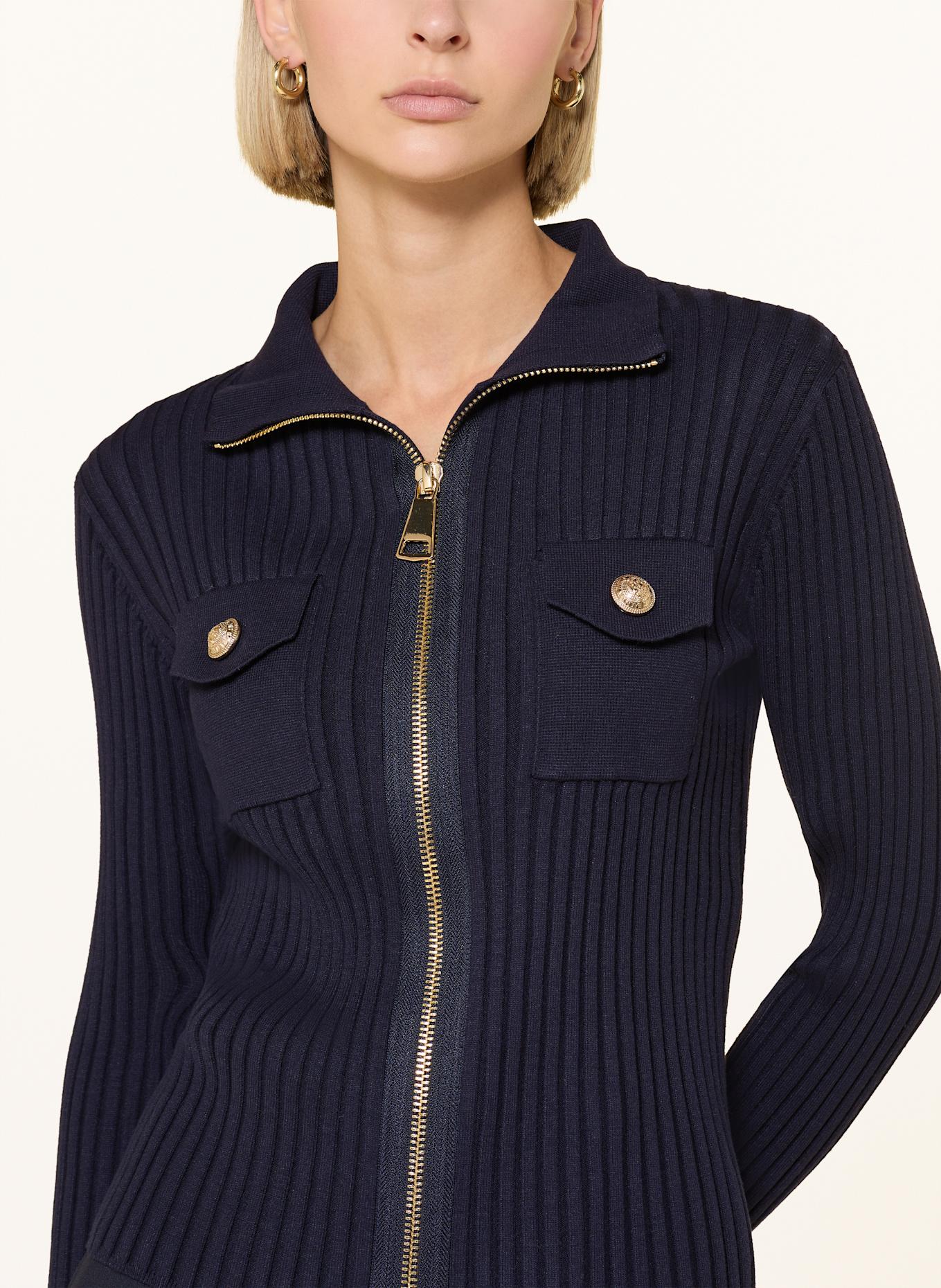 MARC AUREL Strickjacke: DUNKELBLAU