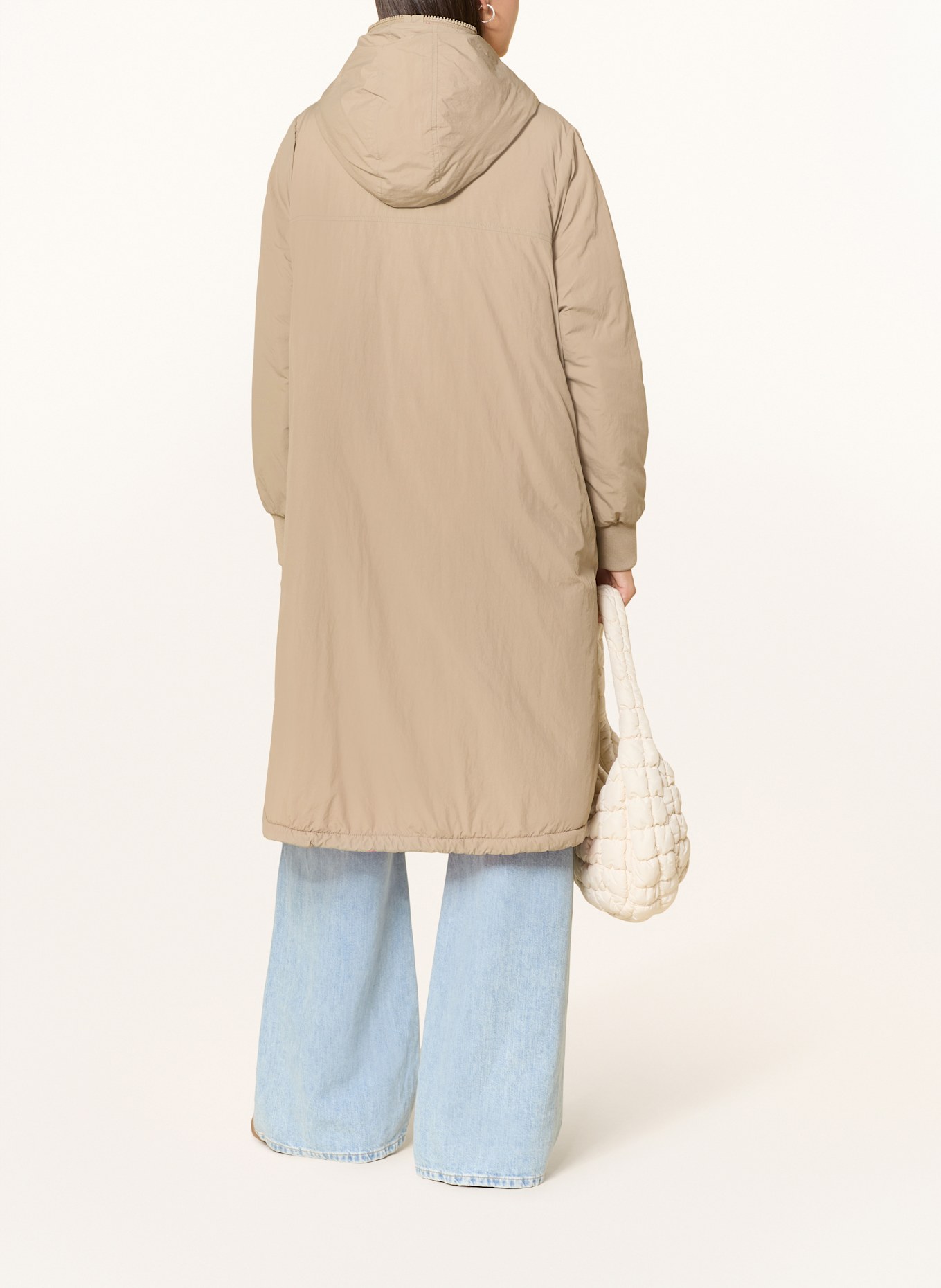 No.1 Como Mantel NORA zum Wenden: TAUPE