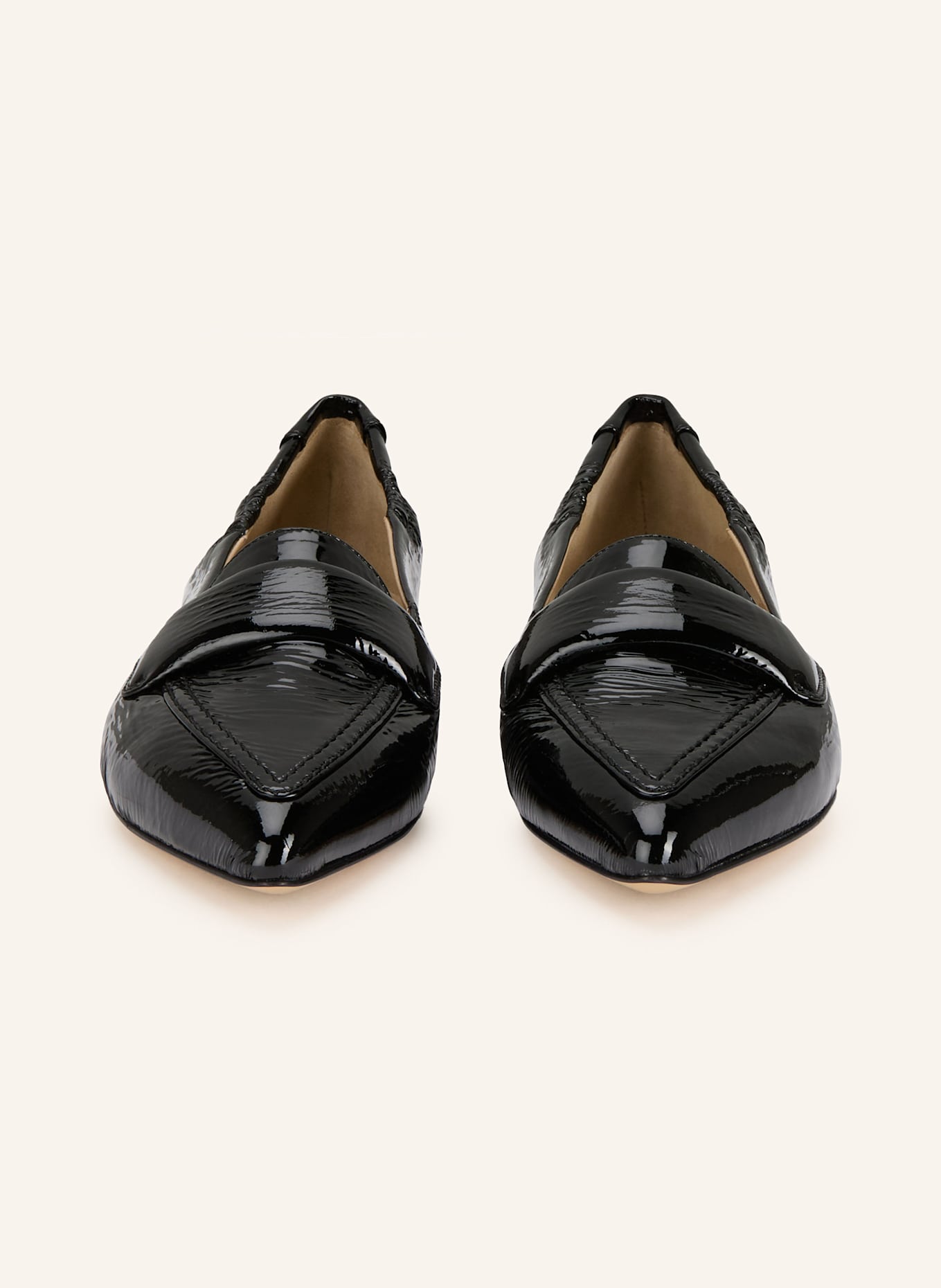 POMME D'OR Lack-Loafer GRACE: SCHWARZ