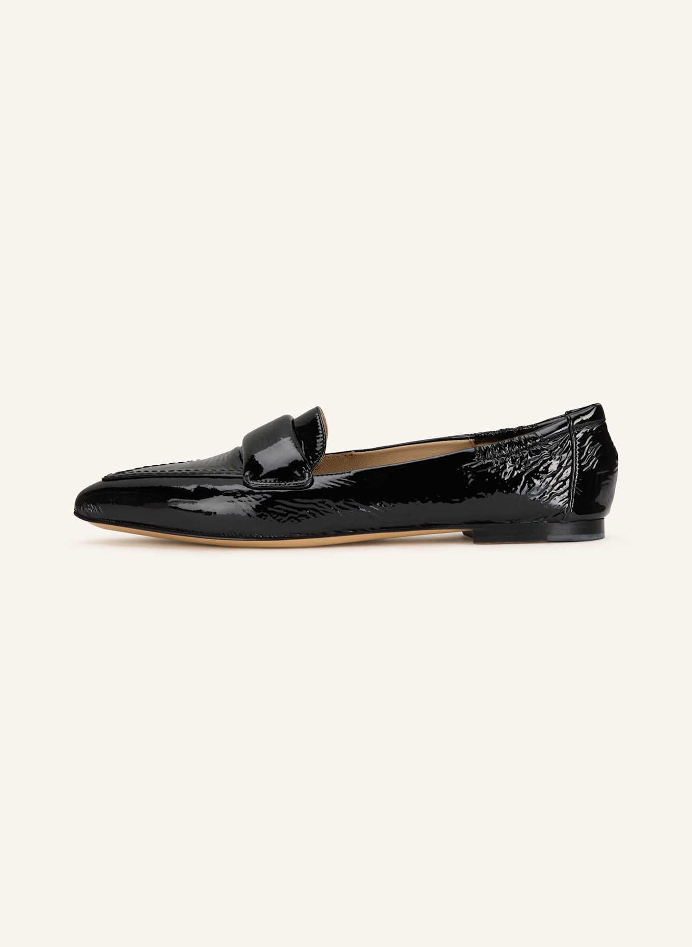 POMME D'OR Lack-Loafer GRACE: SCHWARZ