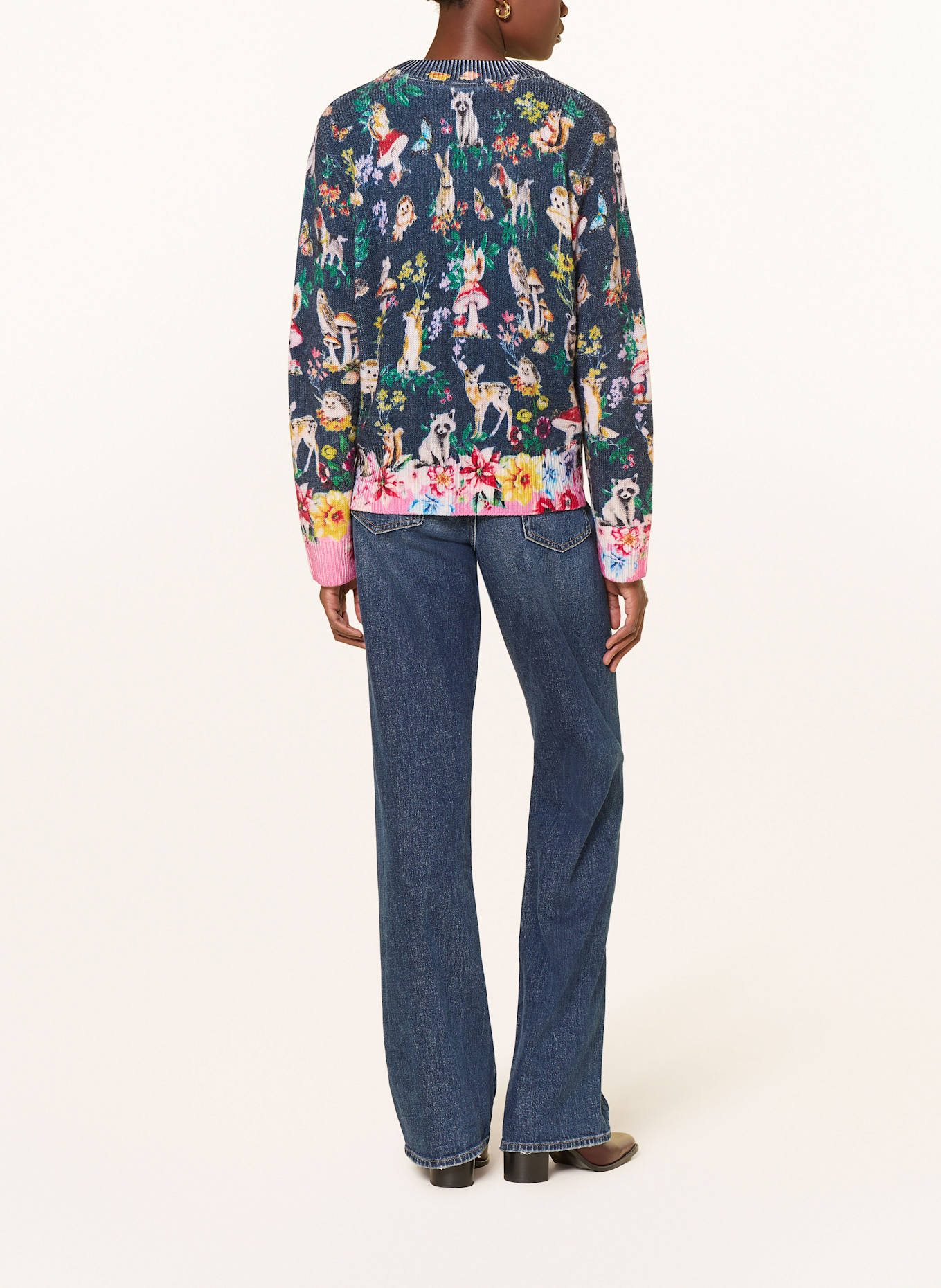 Princess GOES HOLLYWOOD Pullover: DUNKELBLAU / WEISS / GELB