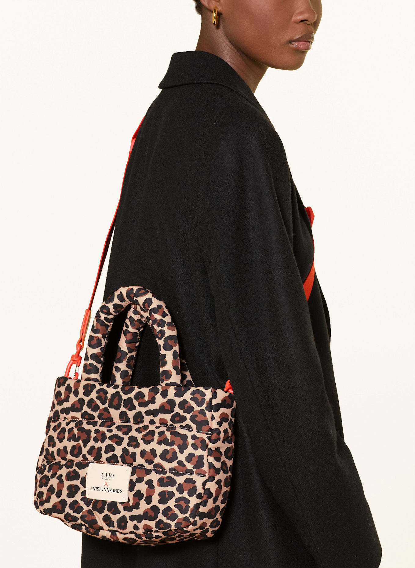 UNIO Handtasche CORTINA SMALL: BEIGE / BRAUN / SCHWARZ