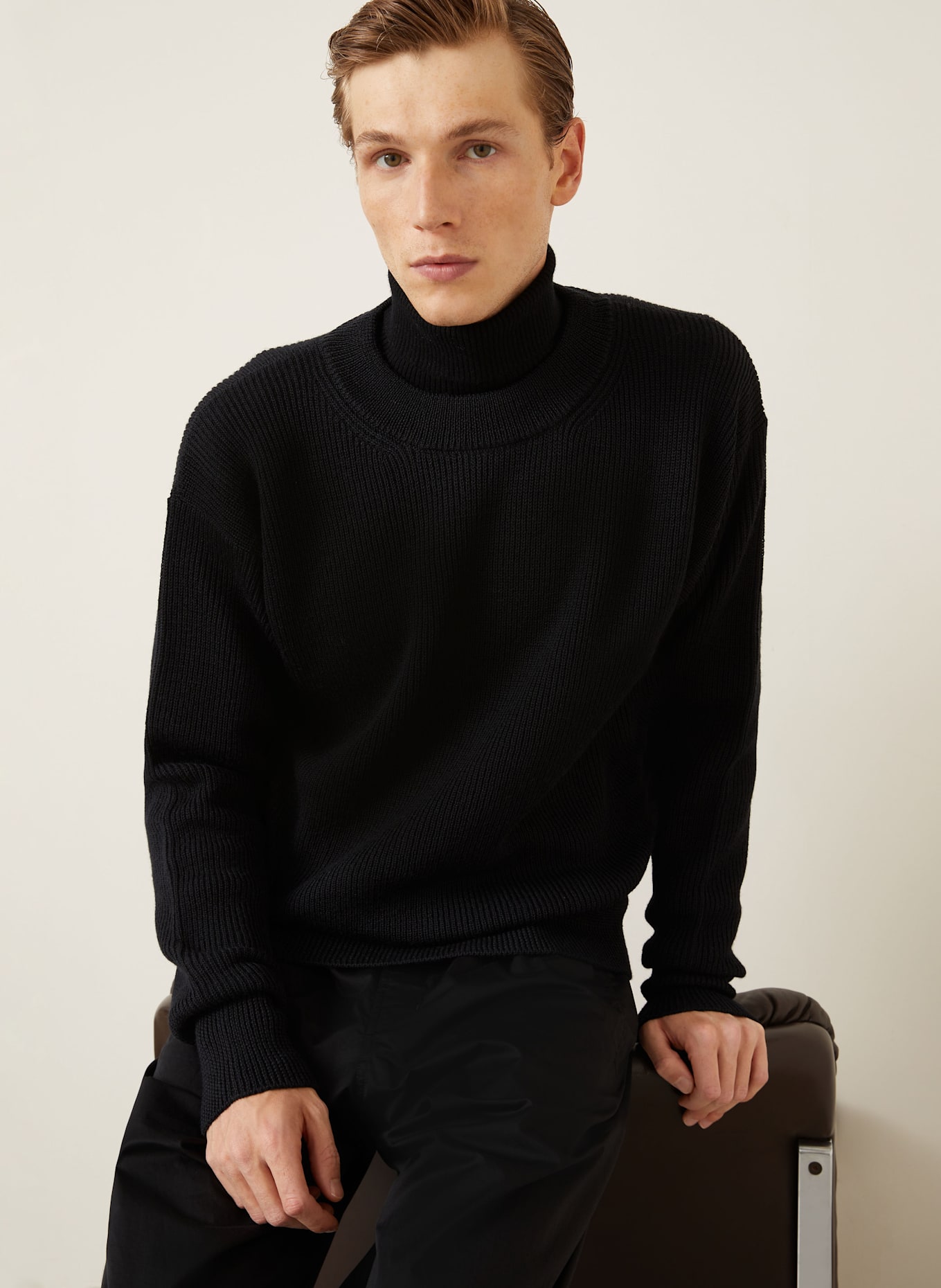 LEMAIRE Pullover: SCHWARZ