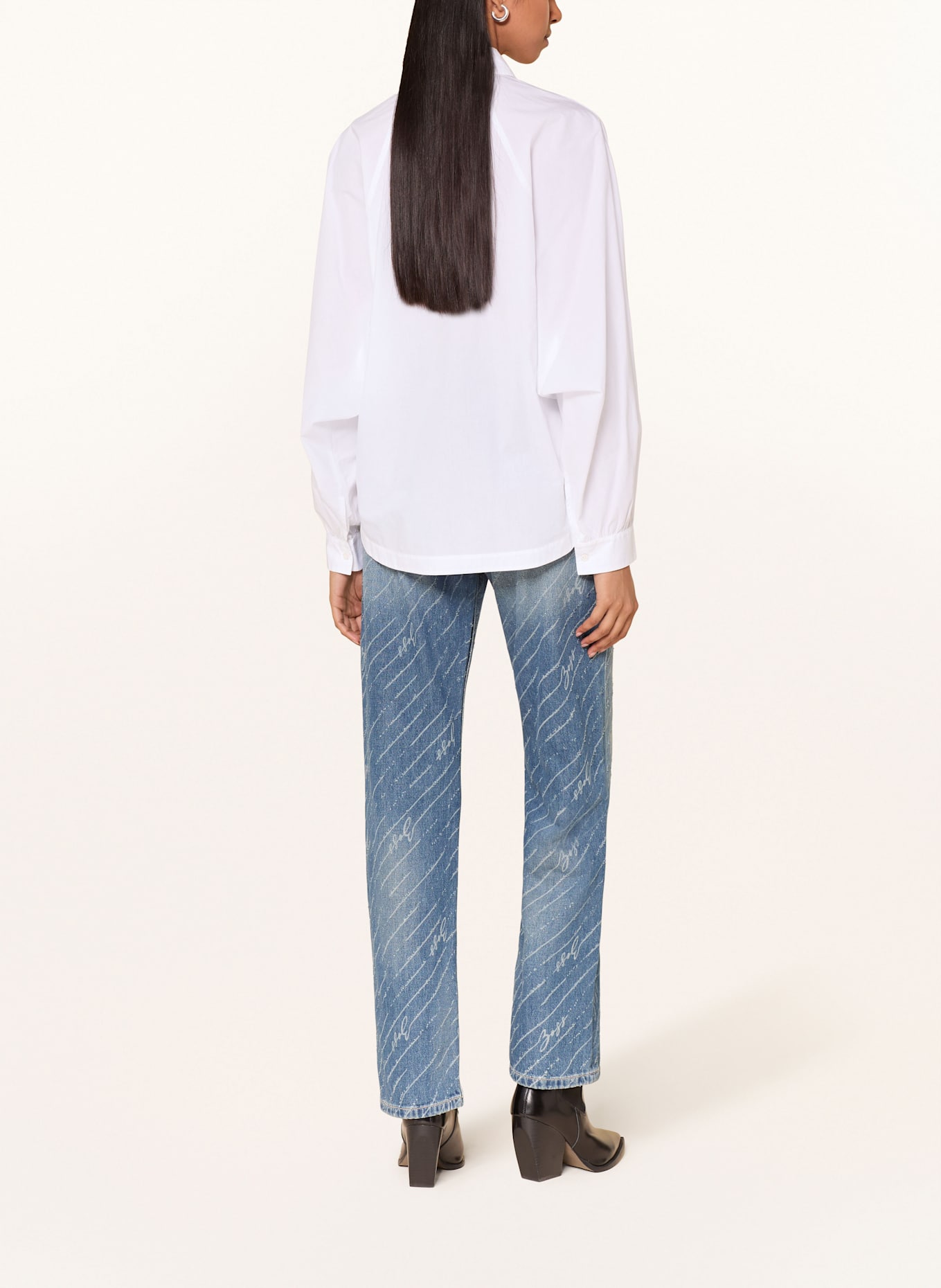 BOSS Hemdbluse BELSKA: WEISS