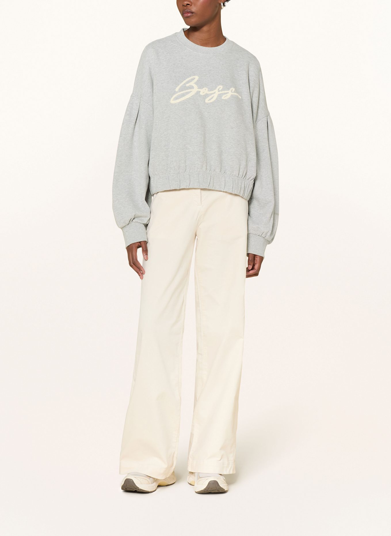 BOSS Sweatshirt EASTON: HELLGRAU