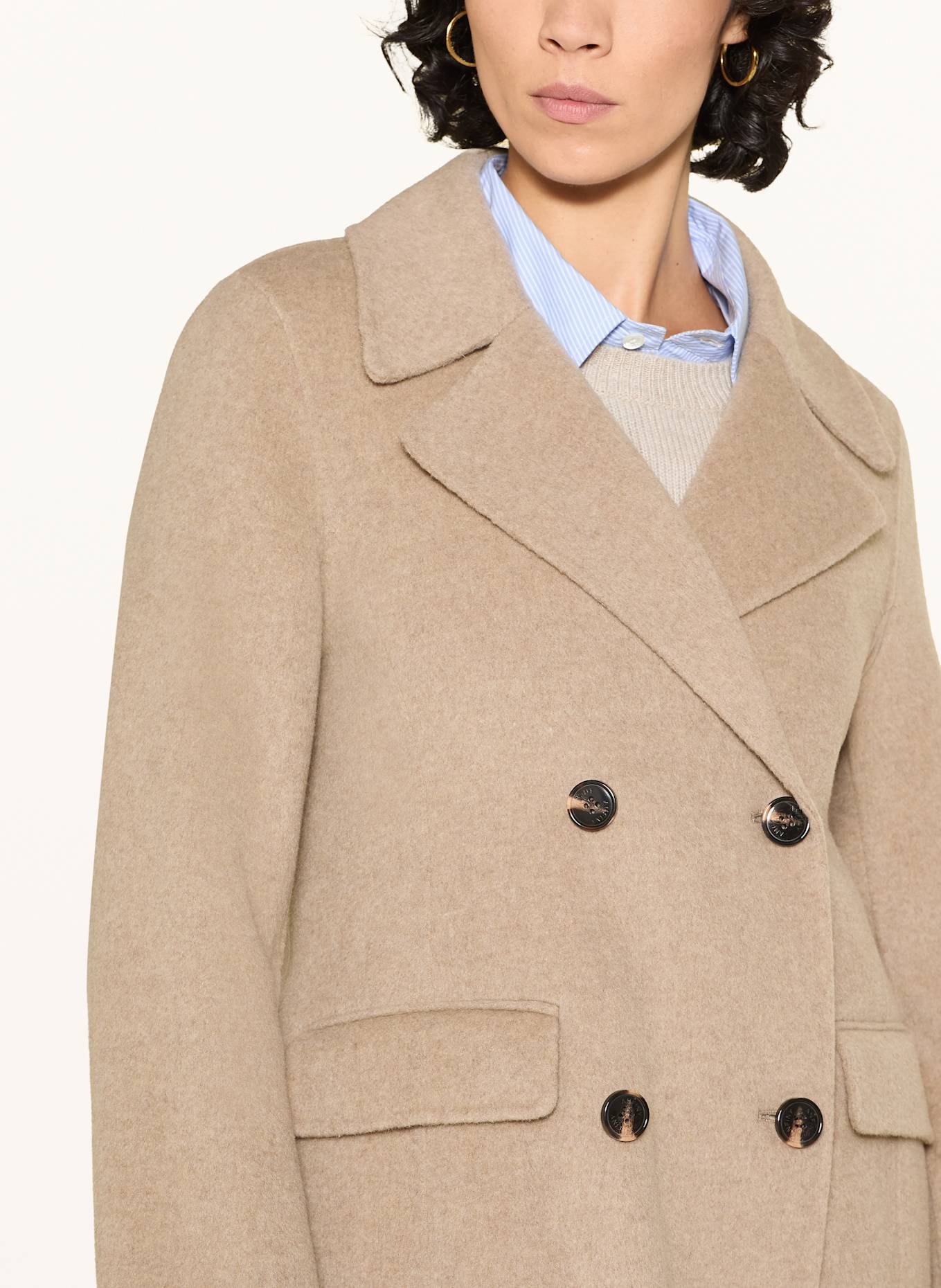 ANFINY Wollmantel CLAUDIA: BEIGE