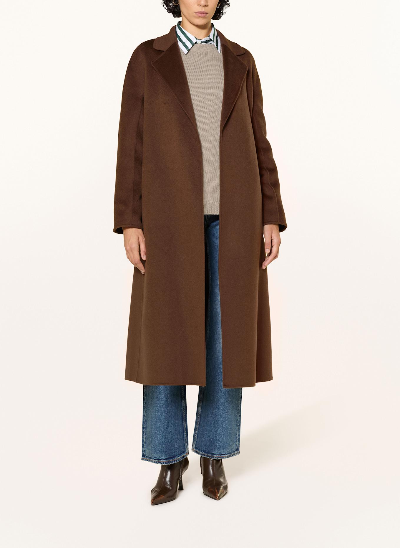 ANFINY Manteau en laine GRACE: MARRON