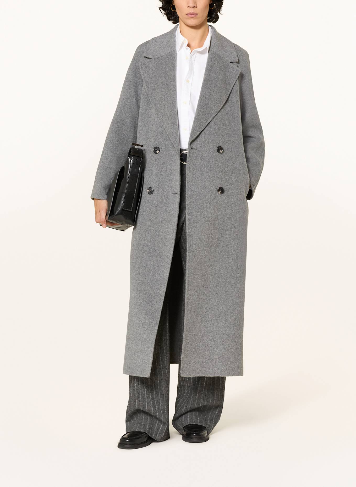 ANFINY Wollmantel CAROLINE: GRAU