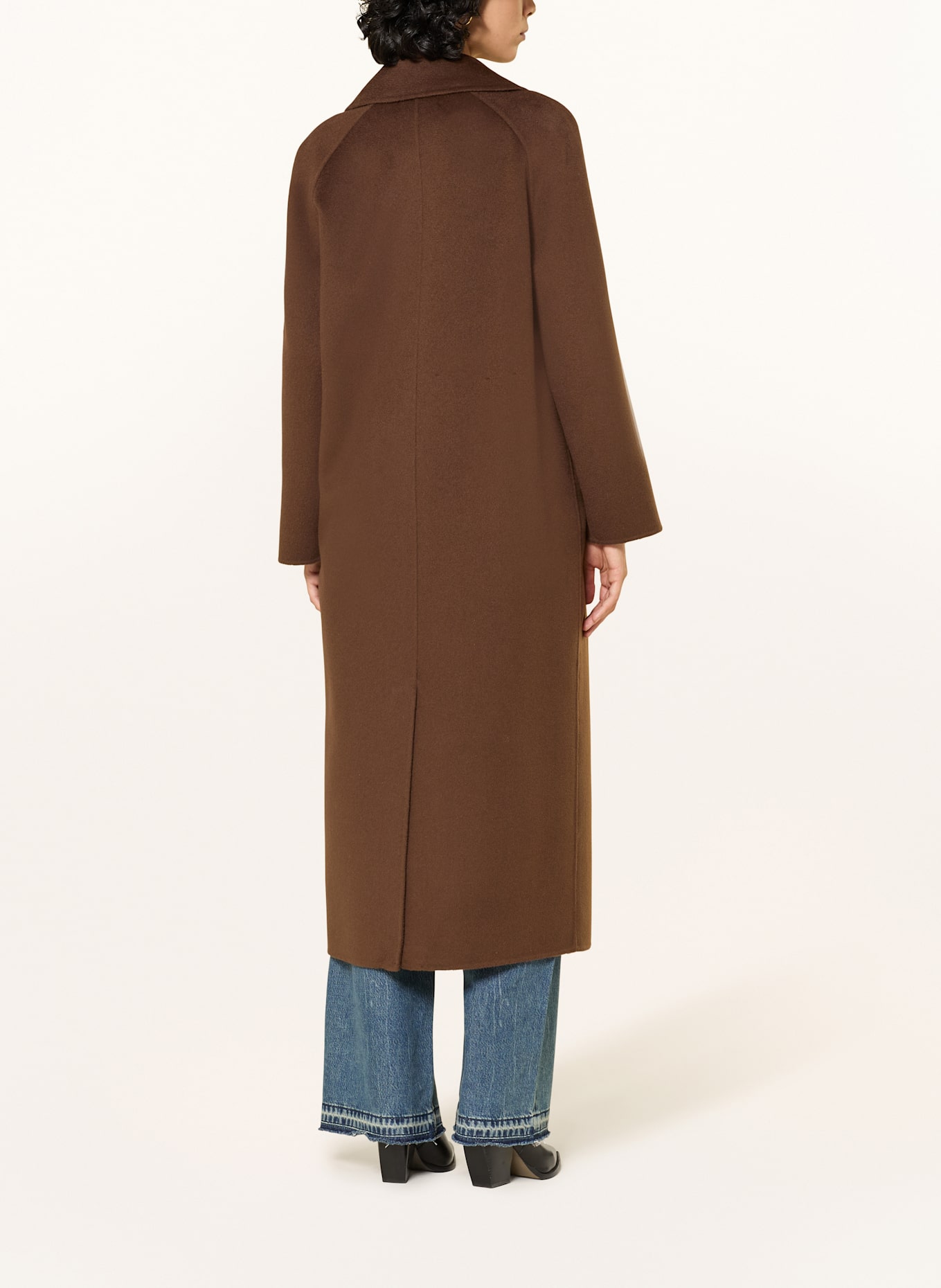 ANFINY Wollmantel CAROLINE: DUNKELBRAUN