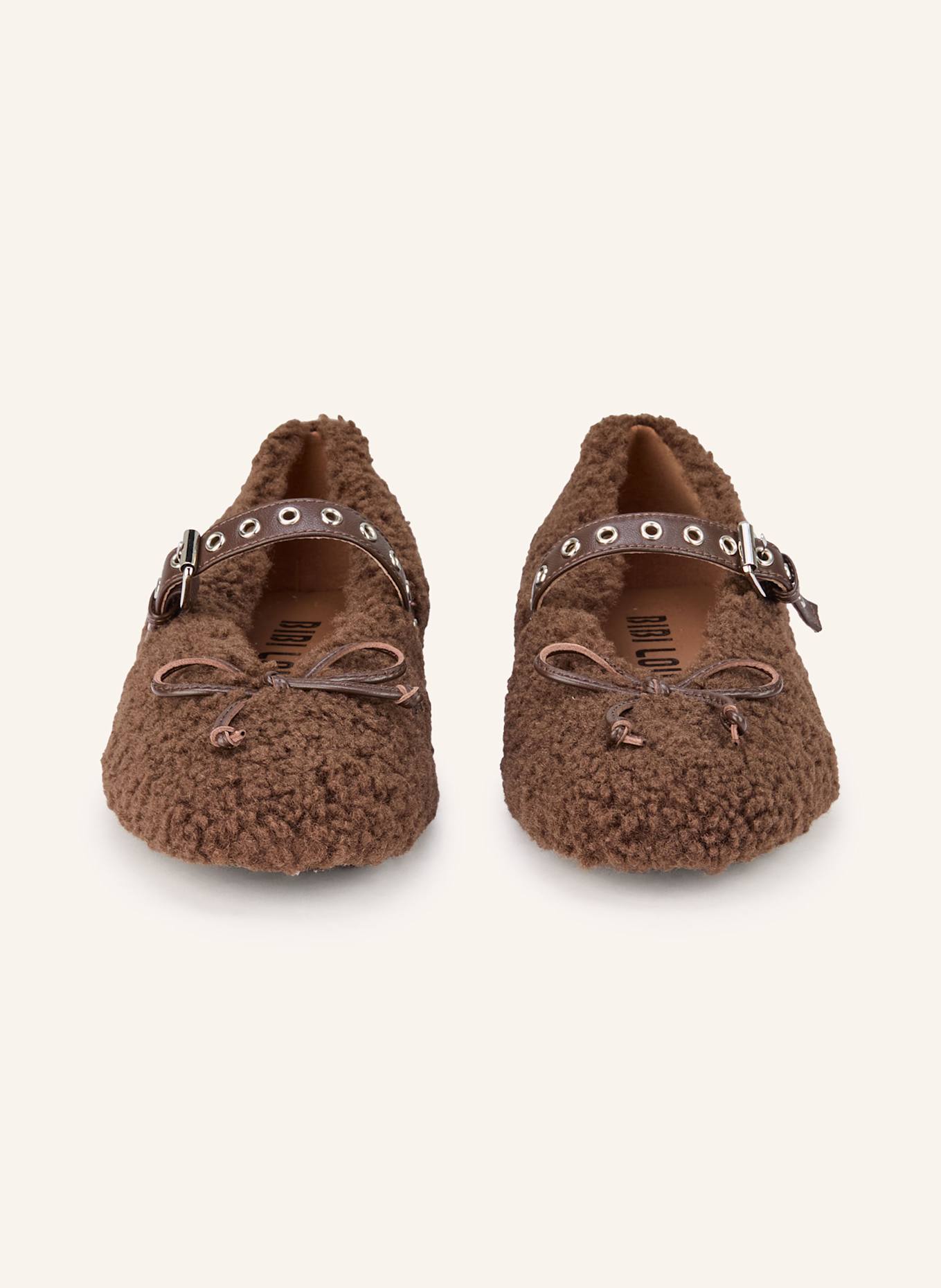 BIBI LOU Mary-Jane-Ballerinas: BRAUN