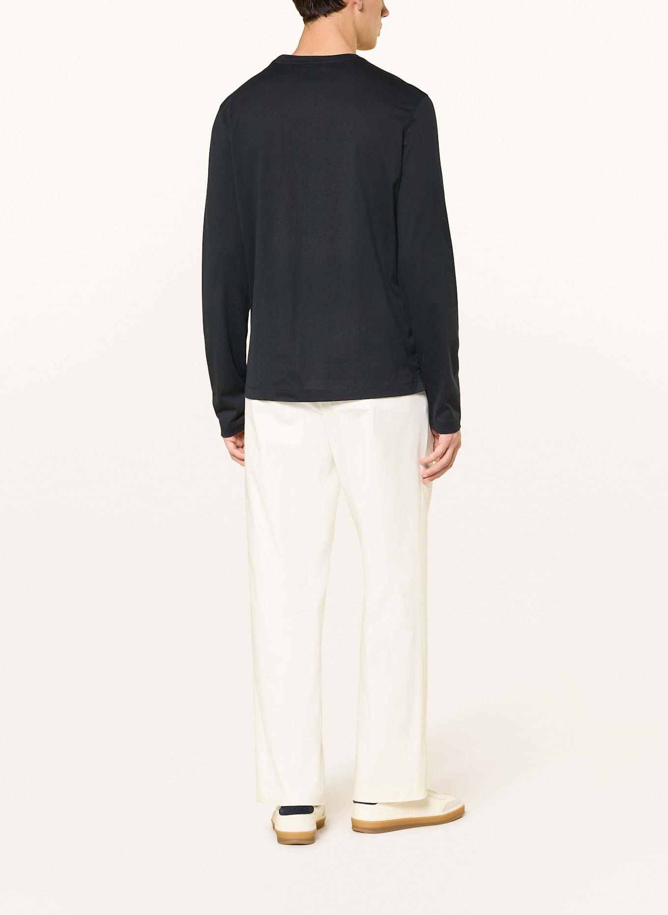 BOSS Koszulka z długim rękawem TOWNLEY: GRANATOWY