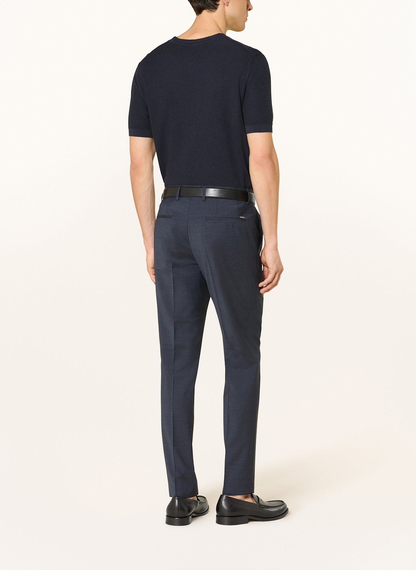 BOSS Spodnie garniturowe GENIUS slim fit: 404 DARK BLUE