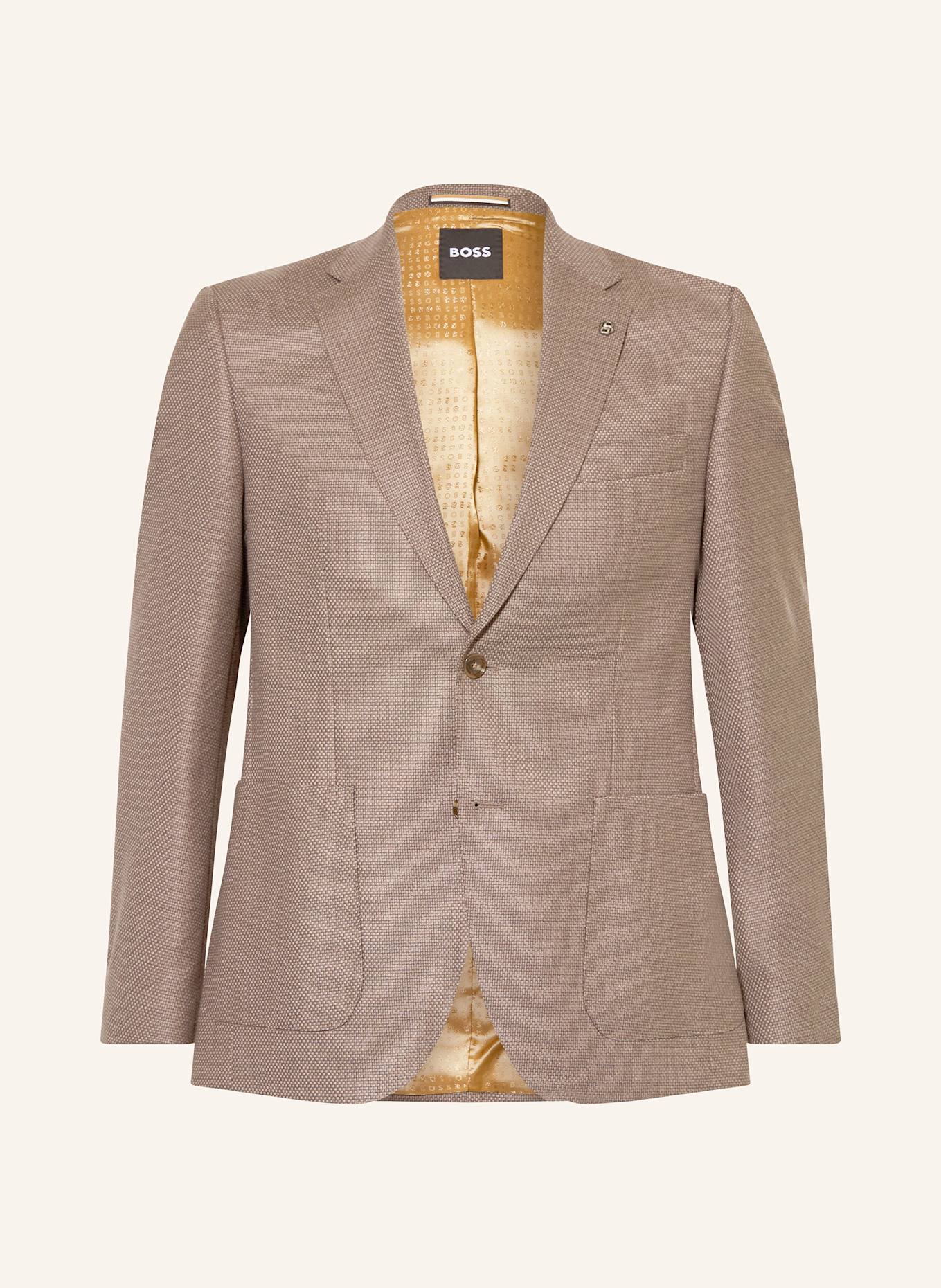 BOSS Sakko JANSON Regular Fit aus Merinowolle: TAUPE