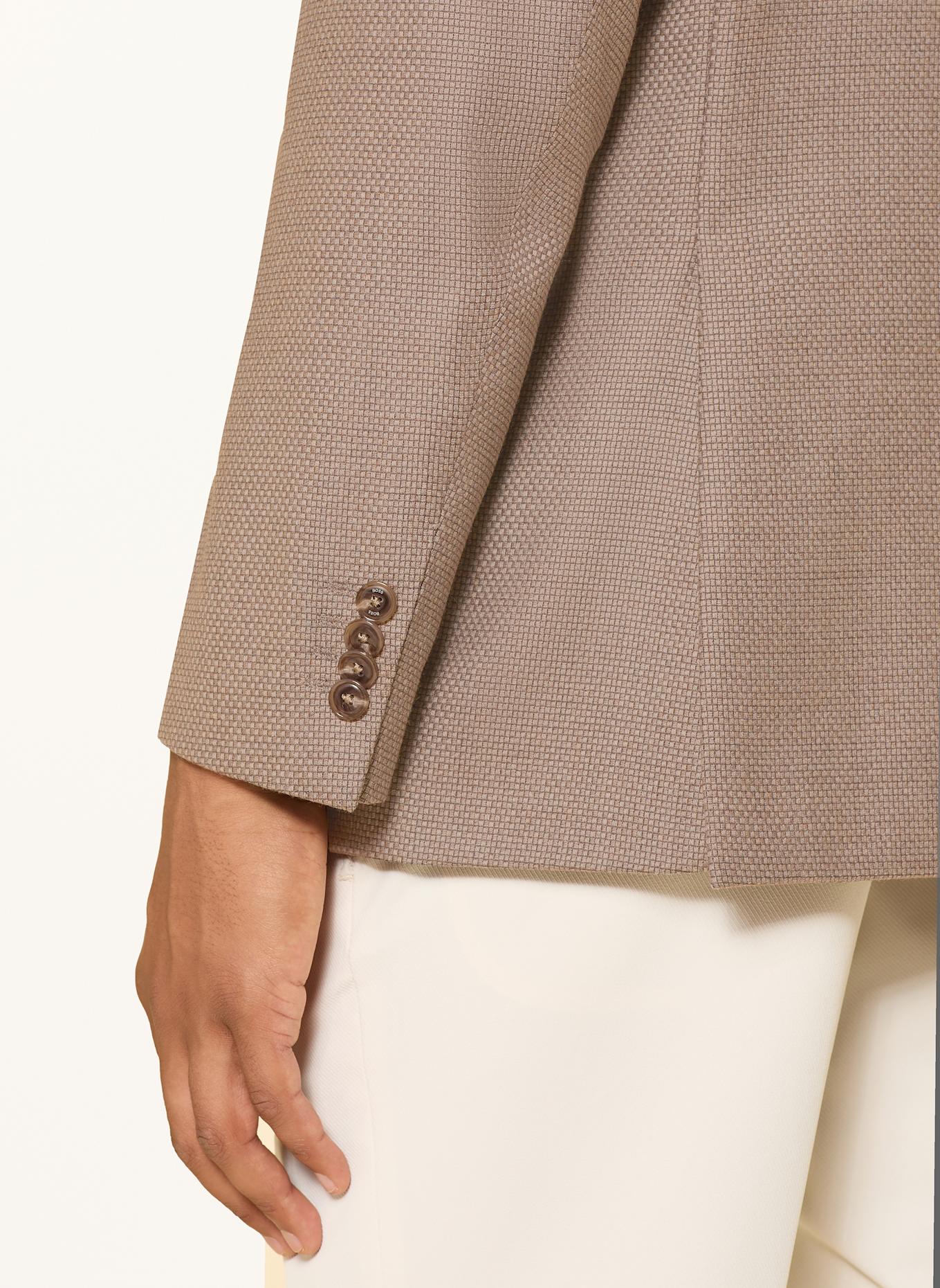 BOSS Sakko JANSON Regular Fit aus Merinowolle: TAUPE