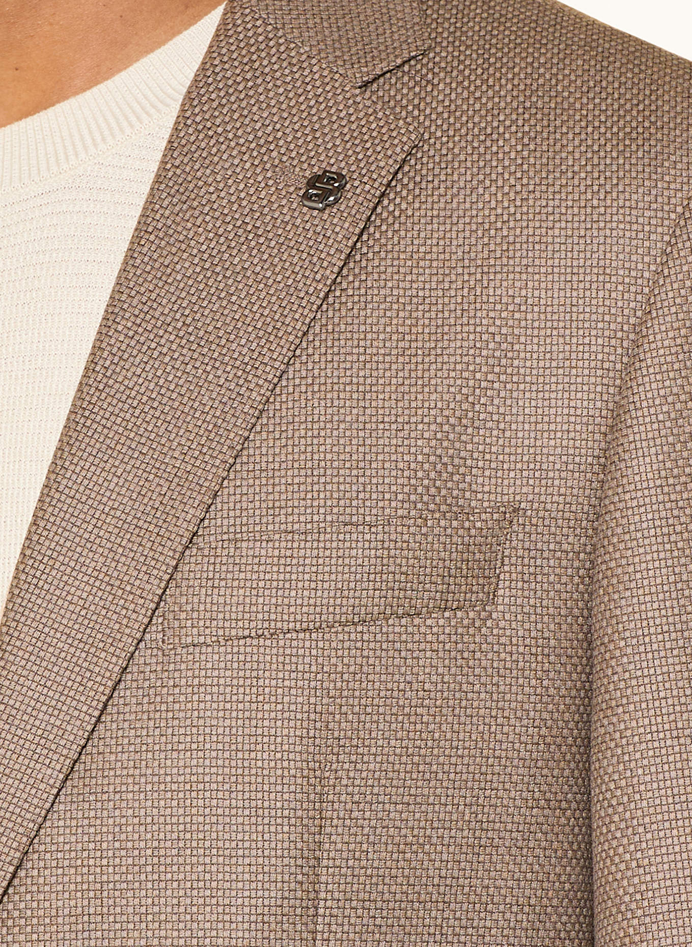 BOSS Sakko JANSON Regular Fit aus Merinowolle: TAUPE