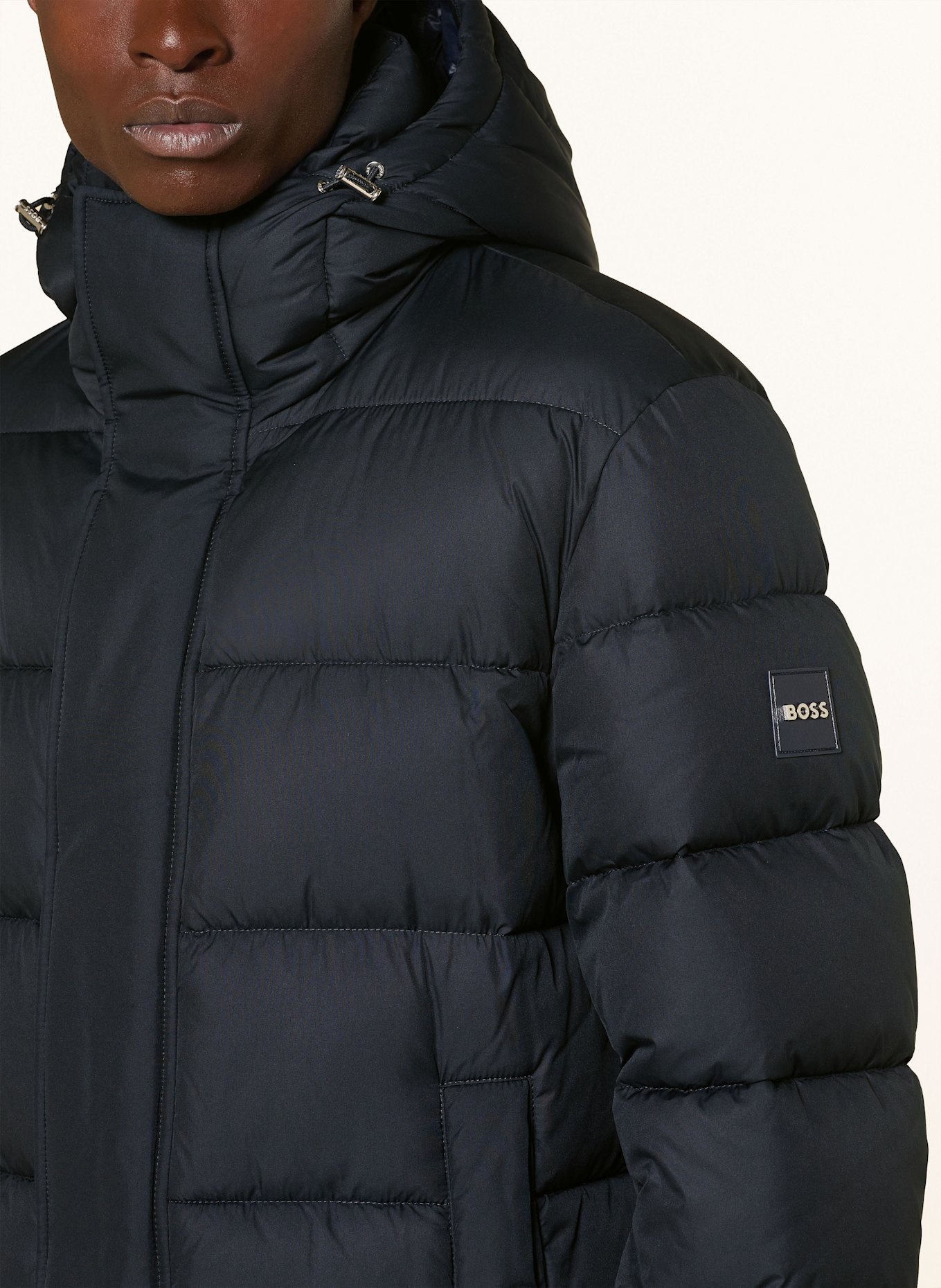 BOSS Steppmantel CENUTO: DUNKELBLAU