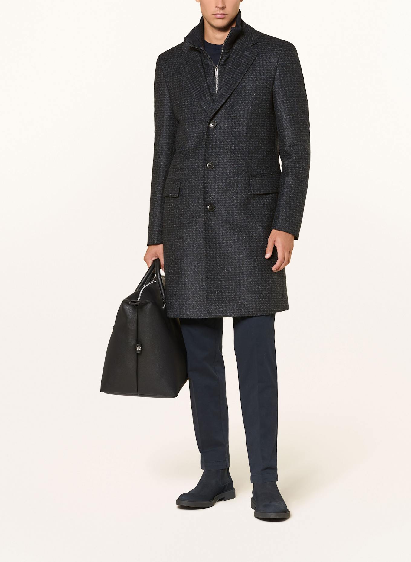 BOSS Mantel HYDE: DUNKELBLAU / BLAU