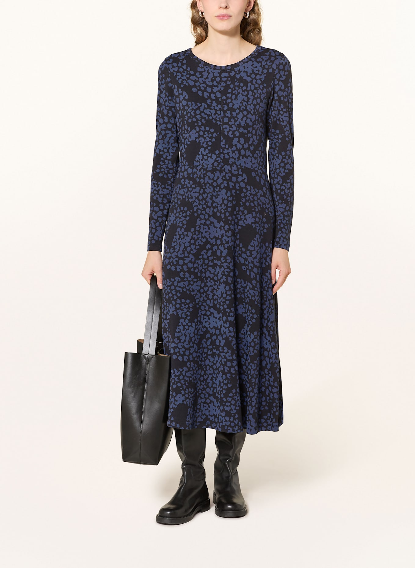 LANIUS Kleid: DUNKELBLAU / BLAU