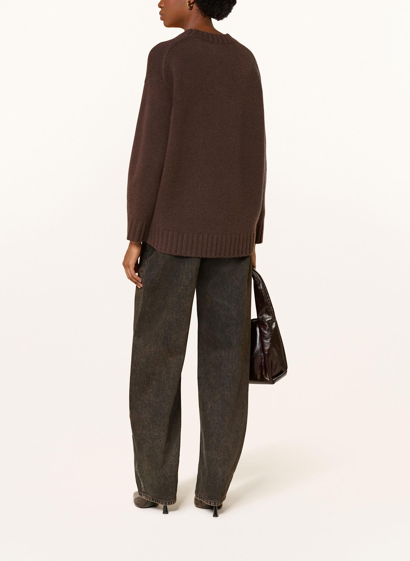 KUJTEN Cashmere-Pullover MANOE: BRAUN