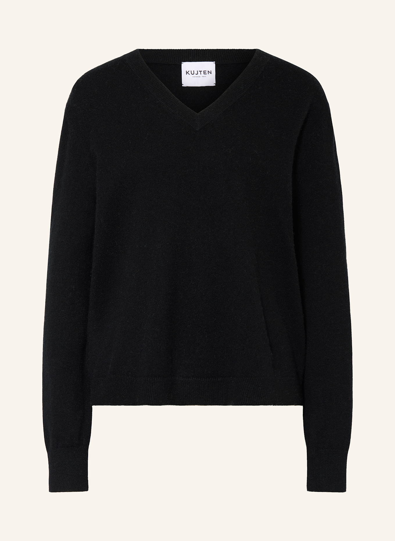 KUJTEN Cashmere-Pullover LITA: SCHWARZ