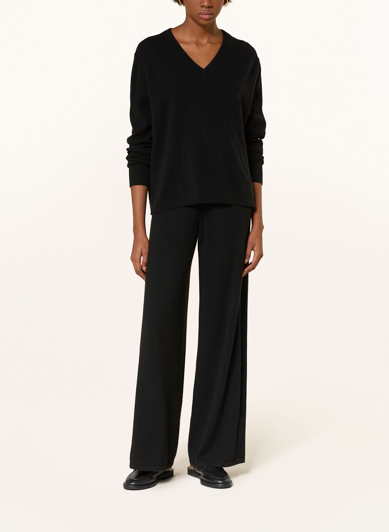 KUJTEN Cashmere-Pullover LITA: SCHWARZ