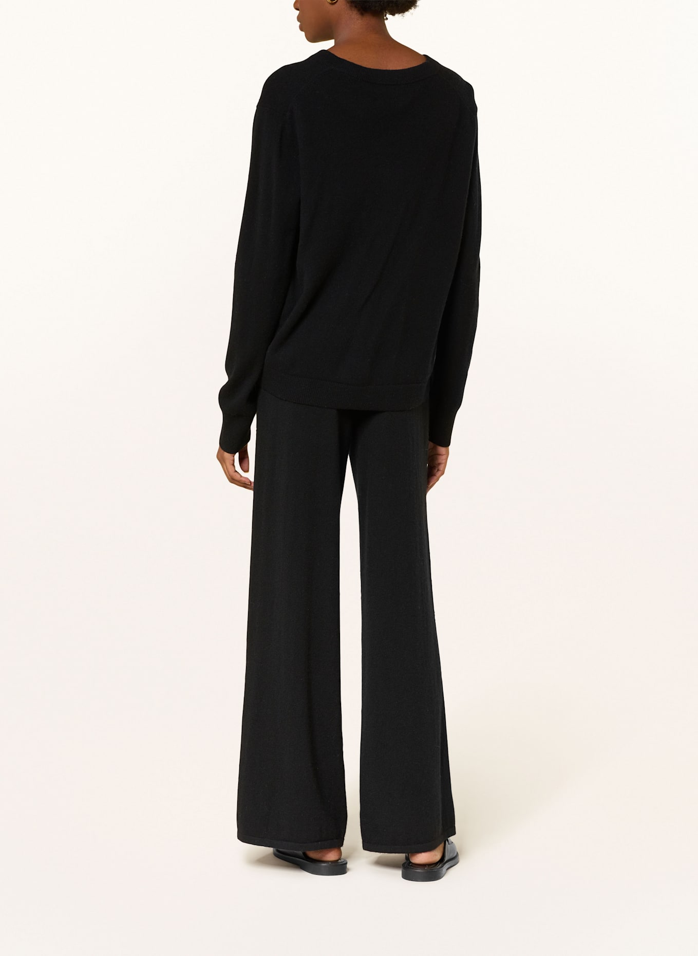 KUJTEN Cashmere-Pullover LITA: SCHWARZ