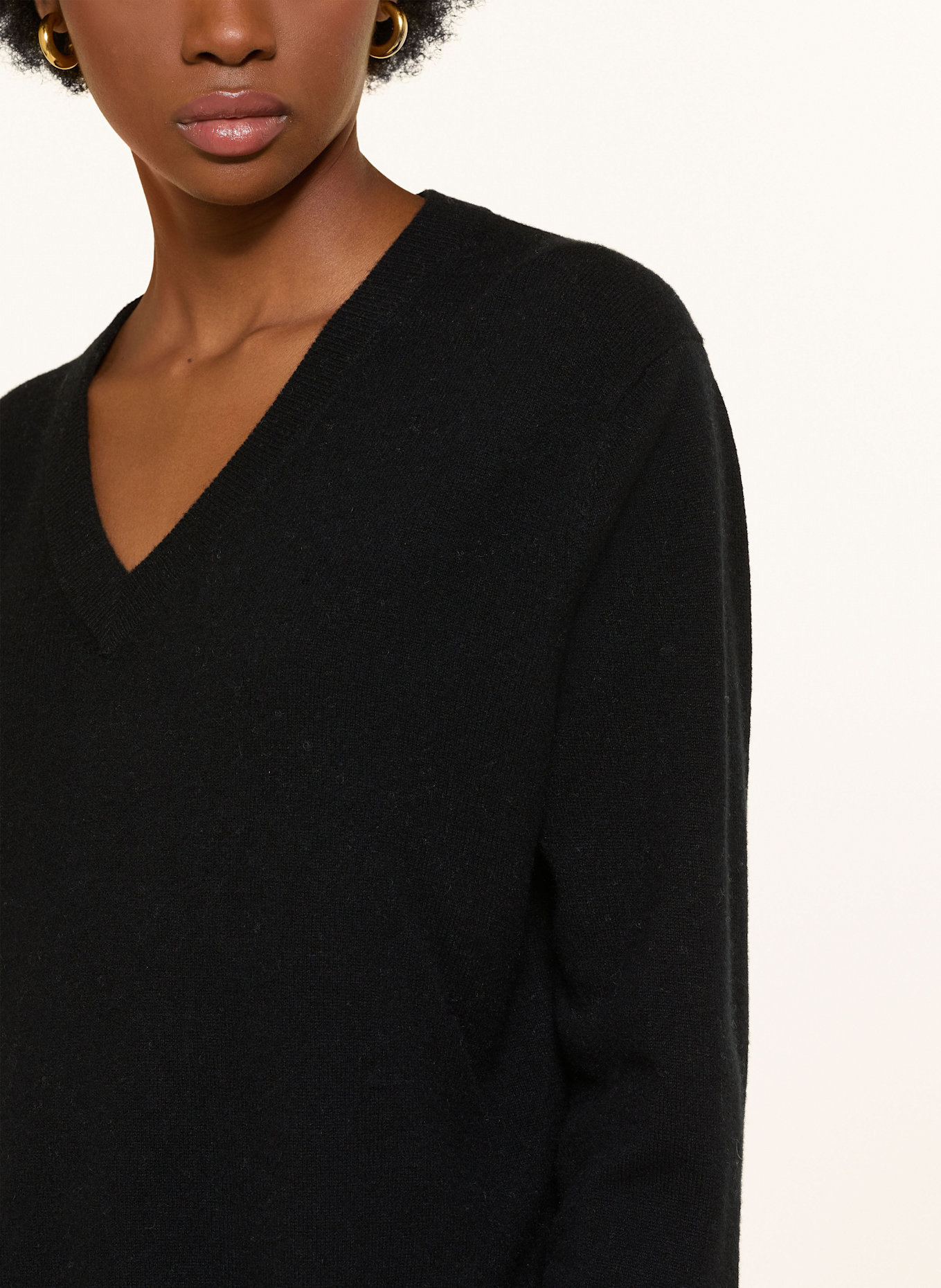 KUJTEN Cashmere-Pullover LITA: SCHWARZ