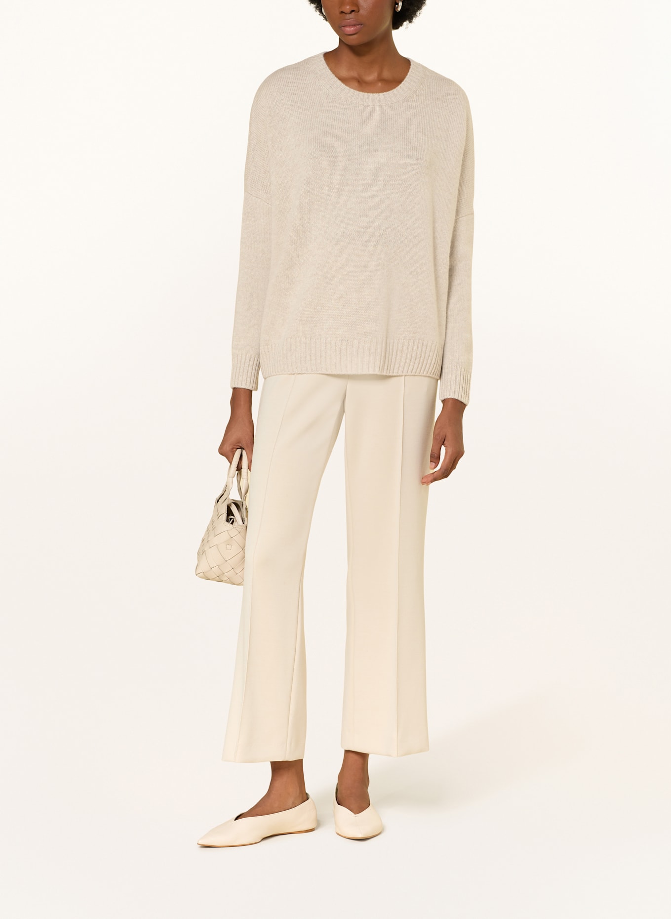 KUJTEN Cashmere-Pullover ROMELIE: ECRU