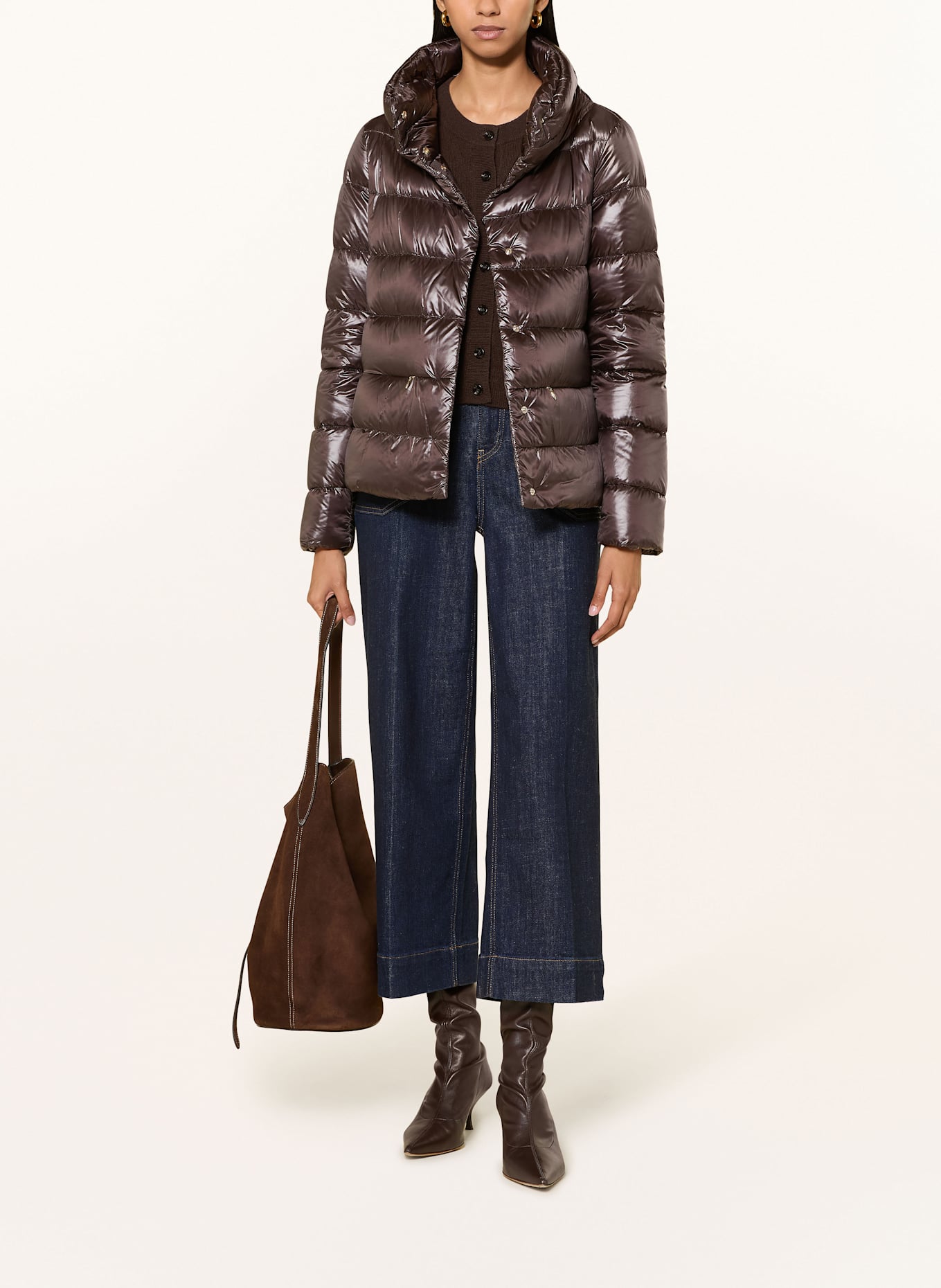 HERNO Daunenjacke: DUNKELBRAUN