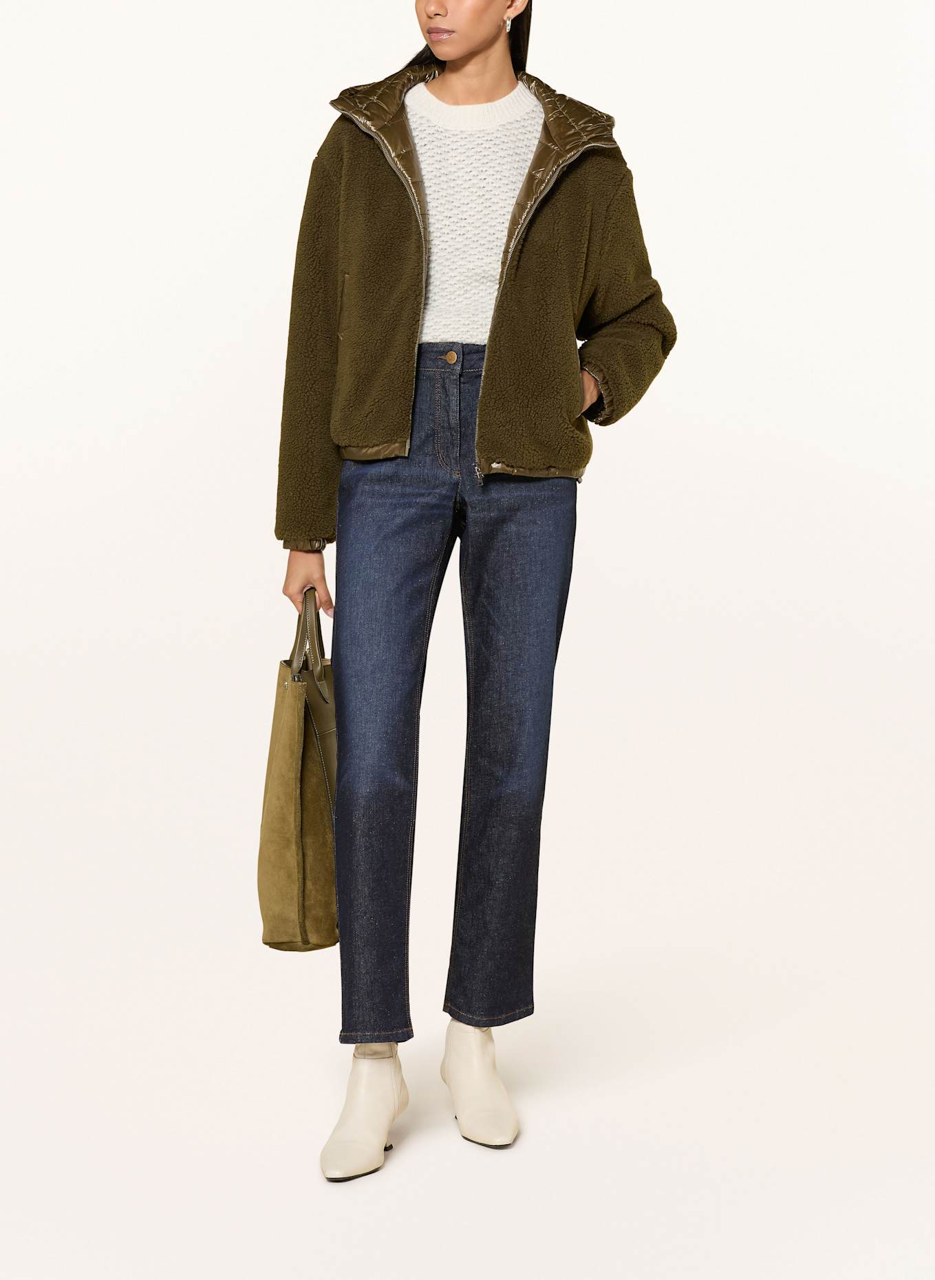 HERNO Teddyfell-Jacke: 7740 VERDE MILIARE