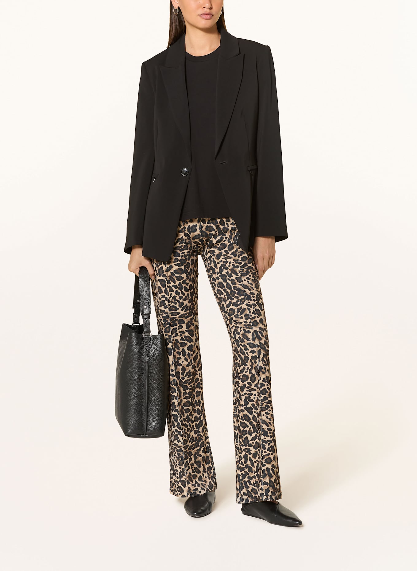 Miss Lagotte Jerseyhose: BEIGE / SCHWARZ / BRAUN