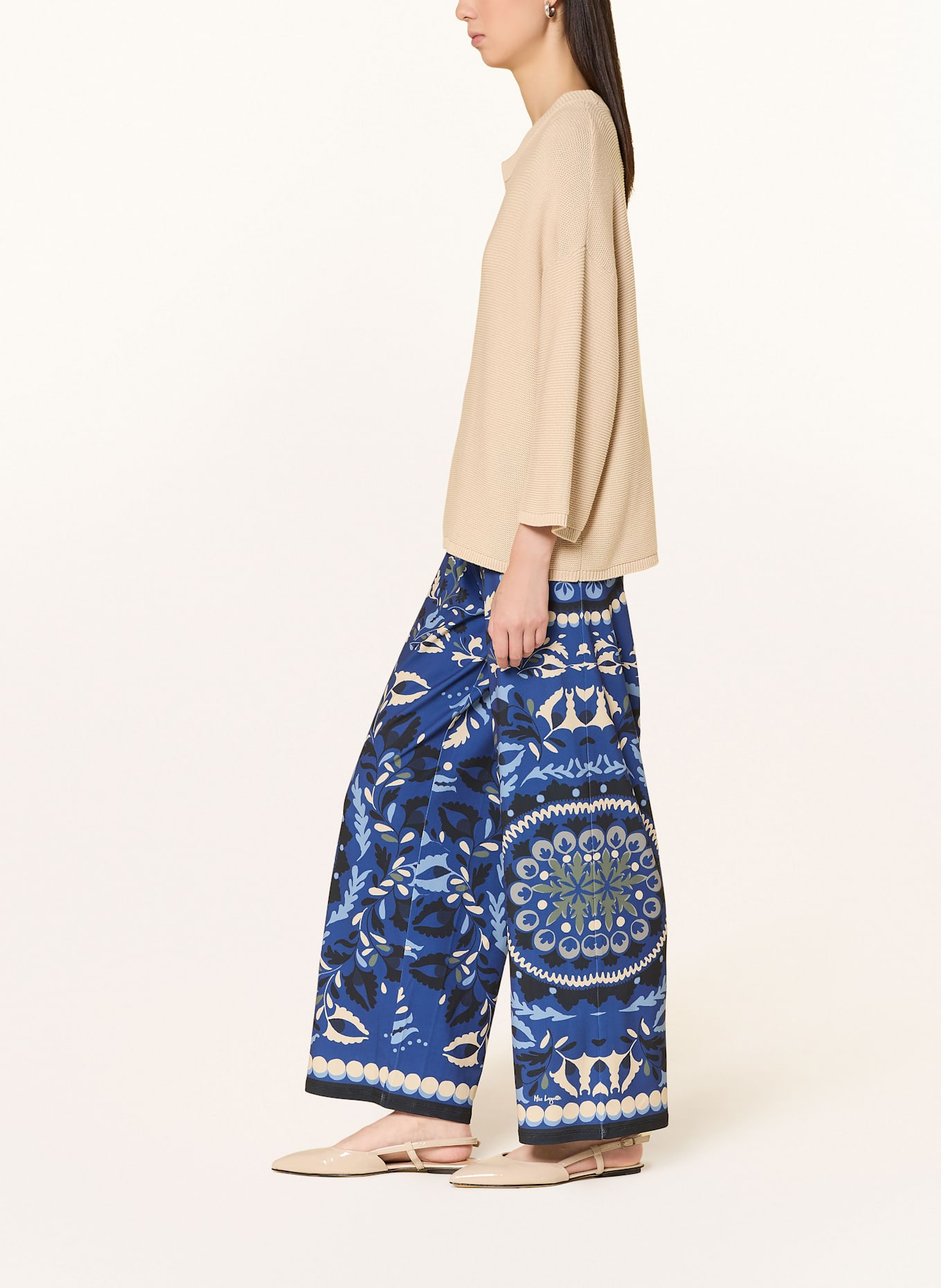 Miss Lagotte Spodnie FEEL GOOD TODAY: NIEBIESKI / BEŻOWY / CZARNY