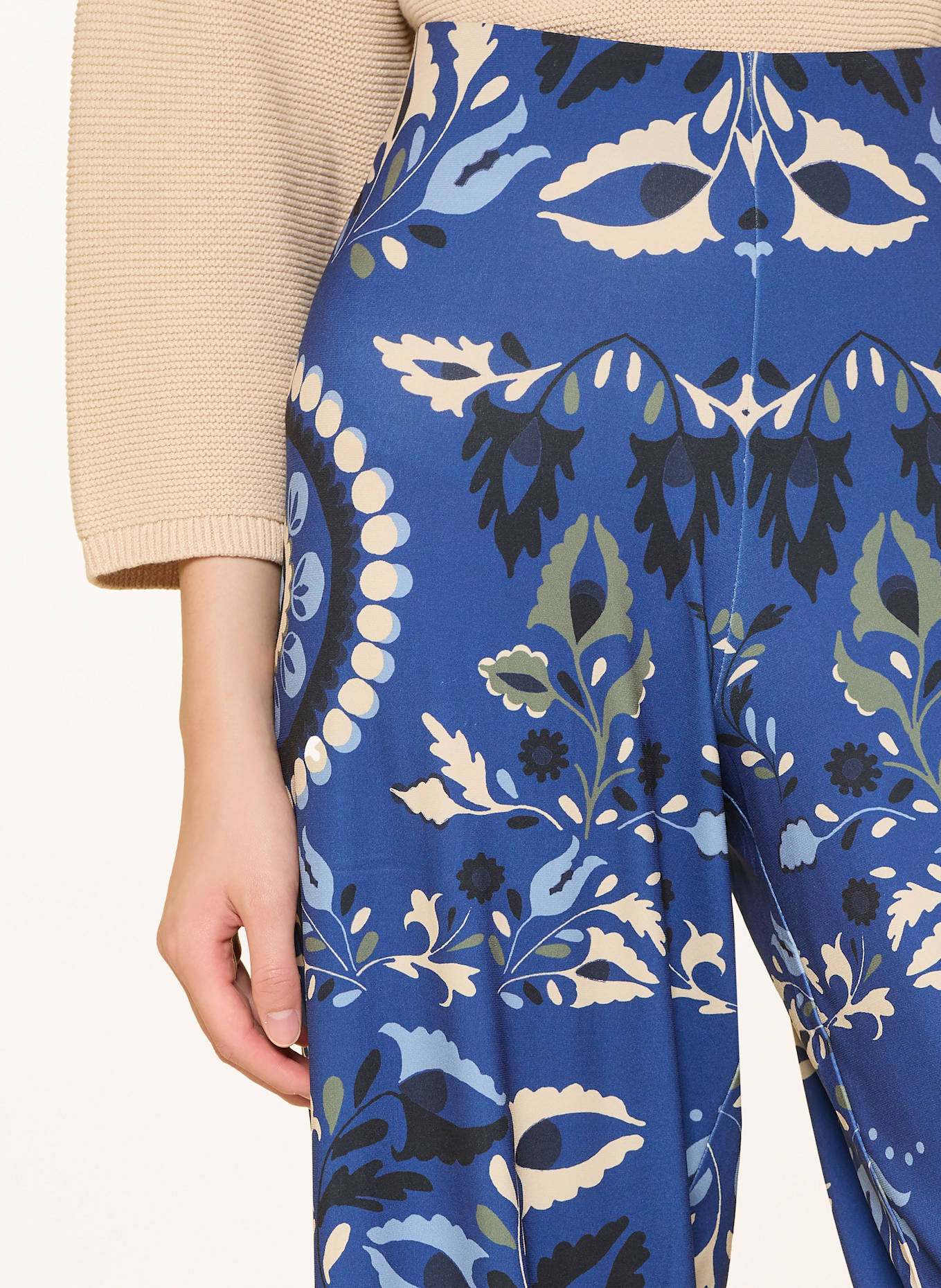 Miss Lagotte Spodnie FEEL GOOD TODAY: NIEBIESKI / BEŻOWY / CZARNY