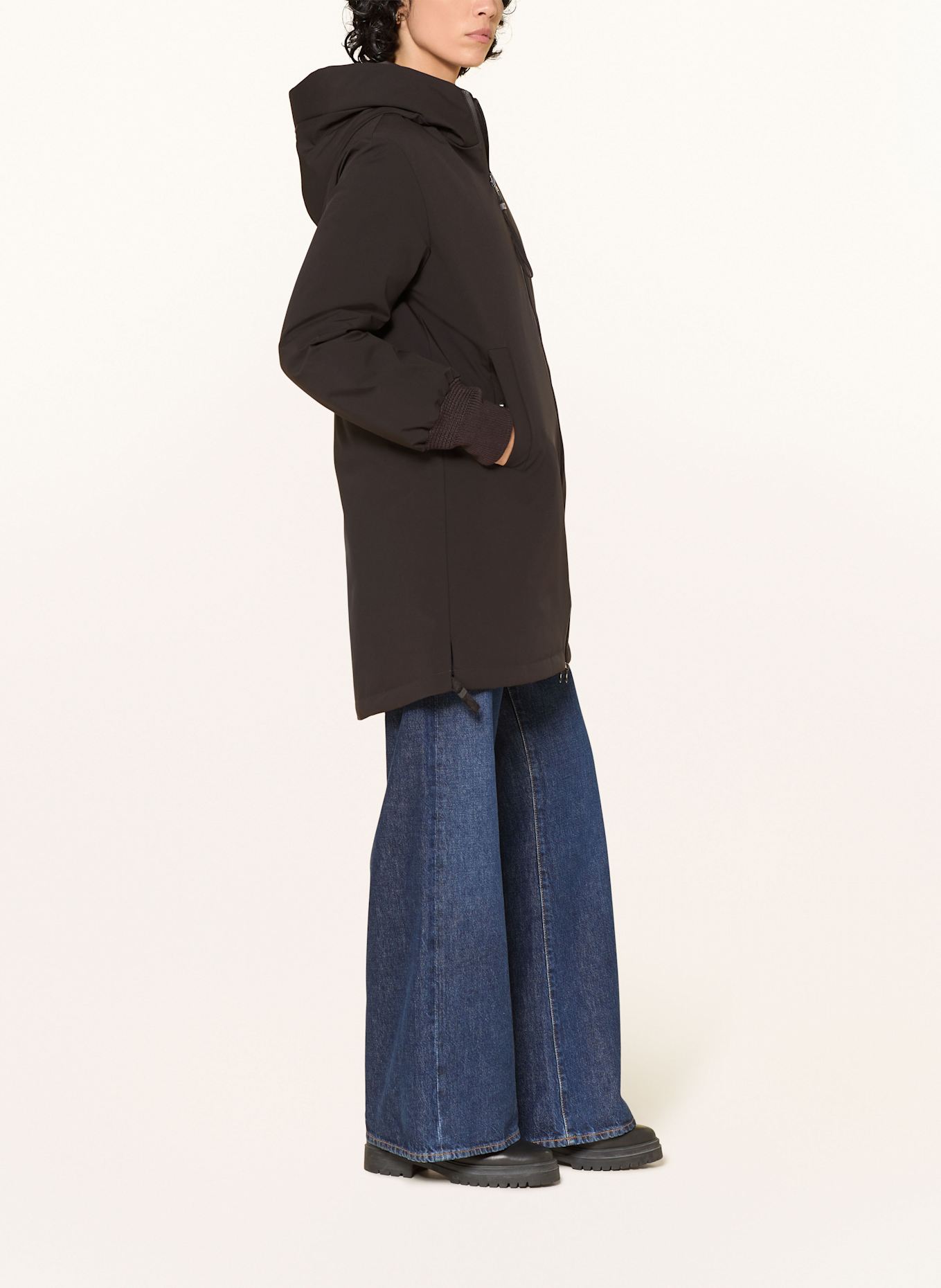 DUNO Daunenjacke RALIA zum Wenden: DUNKELBRAUN