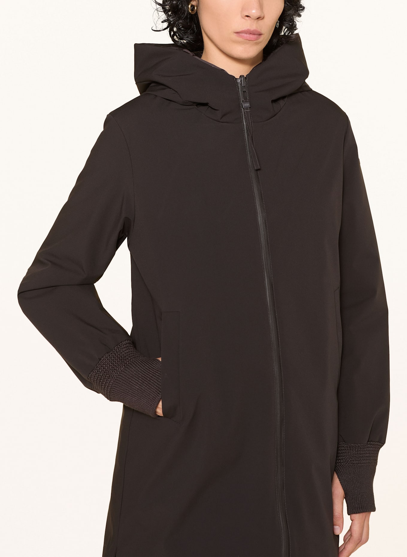 DUNO Daunenjacke RALIA zum Wenden: DUNKELBRAUN