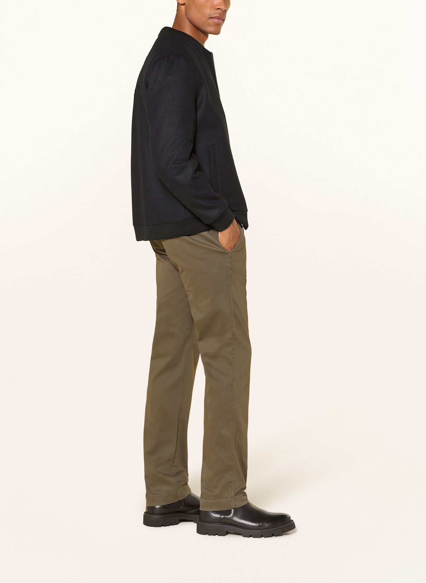 pierre cardin Chino CASTRES Regular Fit: KHAKI