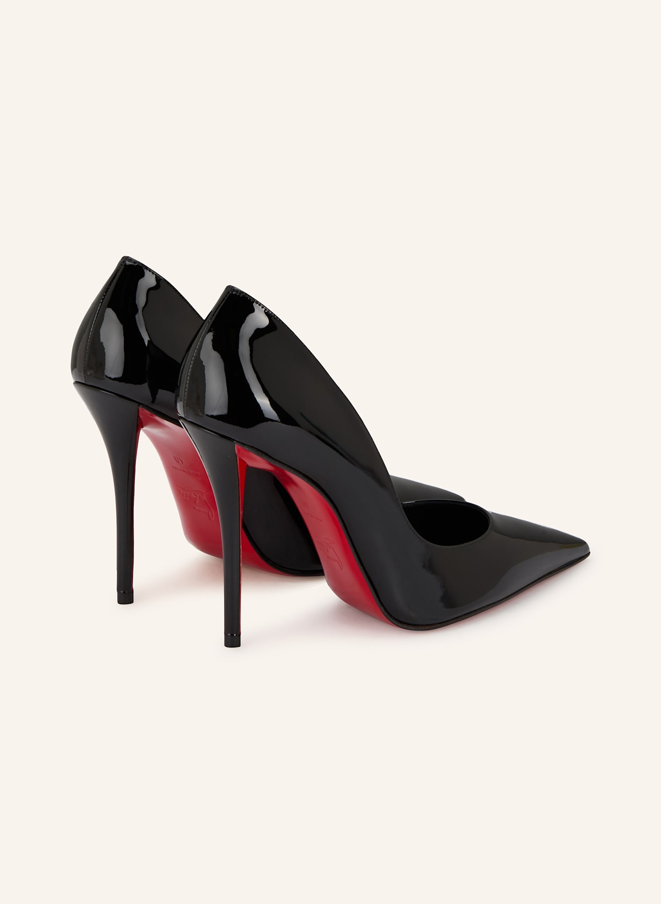 Christian Louboutin Czółenka lakierowane MISS Z 100: CZARNY