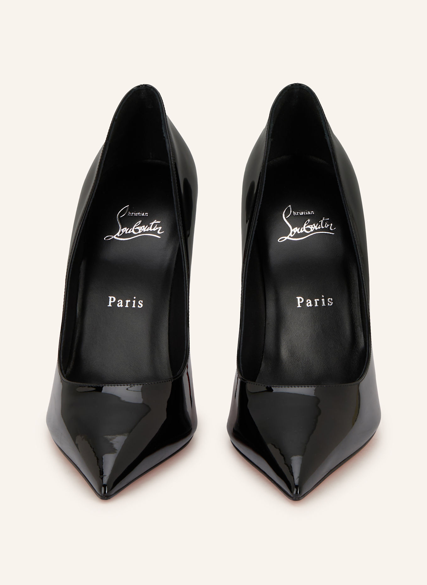 Christian Louboutin Czółenka lakierowane MISS Z 100: CZARNY