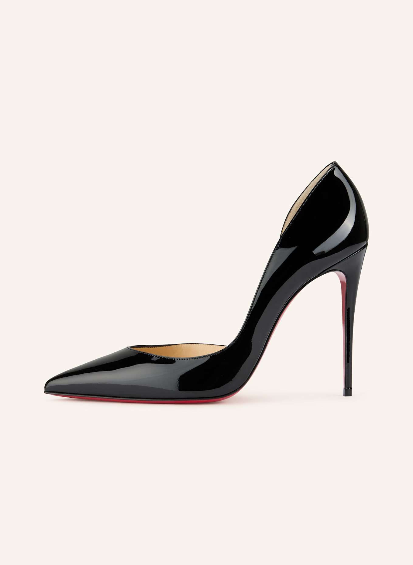Christian Louboutin Lack-Pumps IRIZA 100: BK01 BLACK
