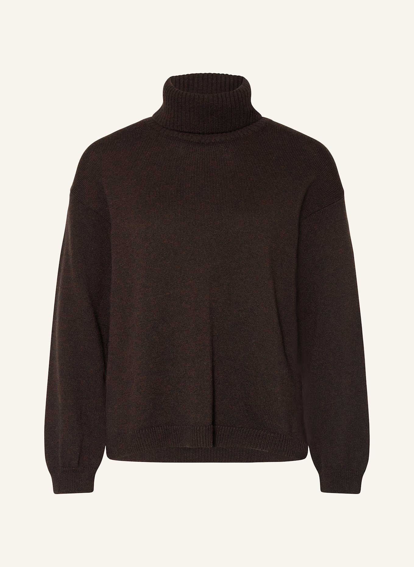 MAERZ MUENCHEN Rollkragenpullover: DUNKELBRAUN