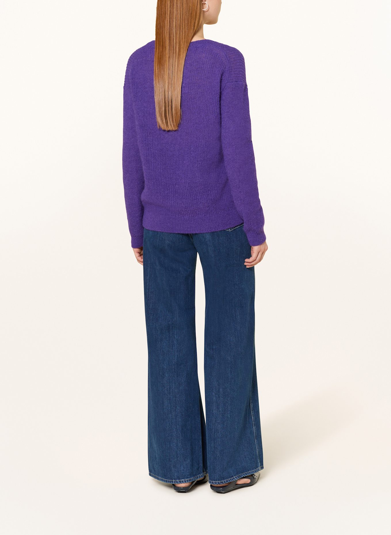 MAERZ MUENCHEN Pullover mit Alpaka: LILA