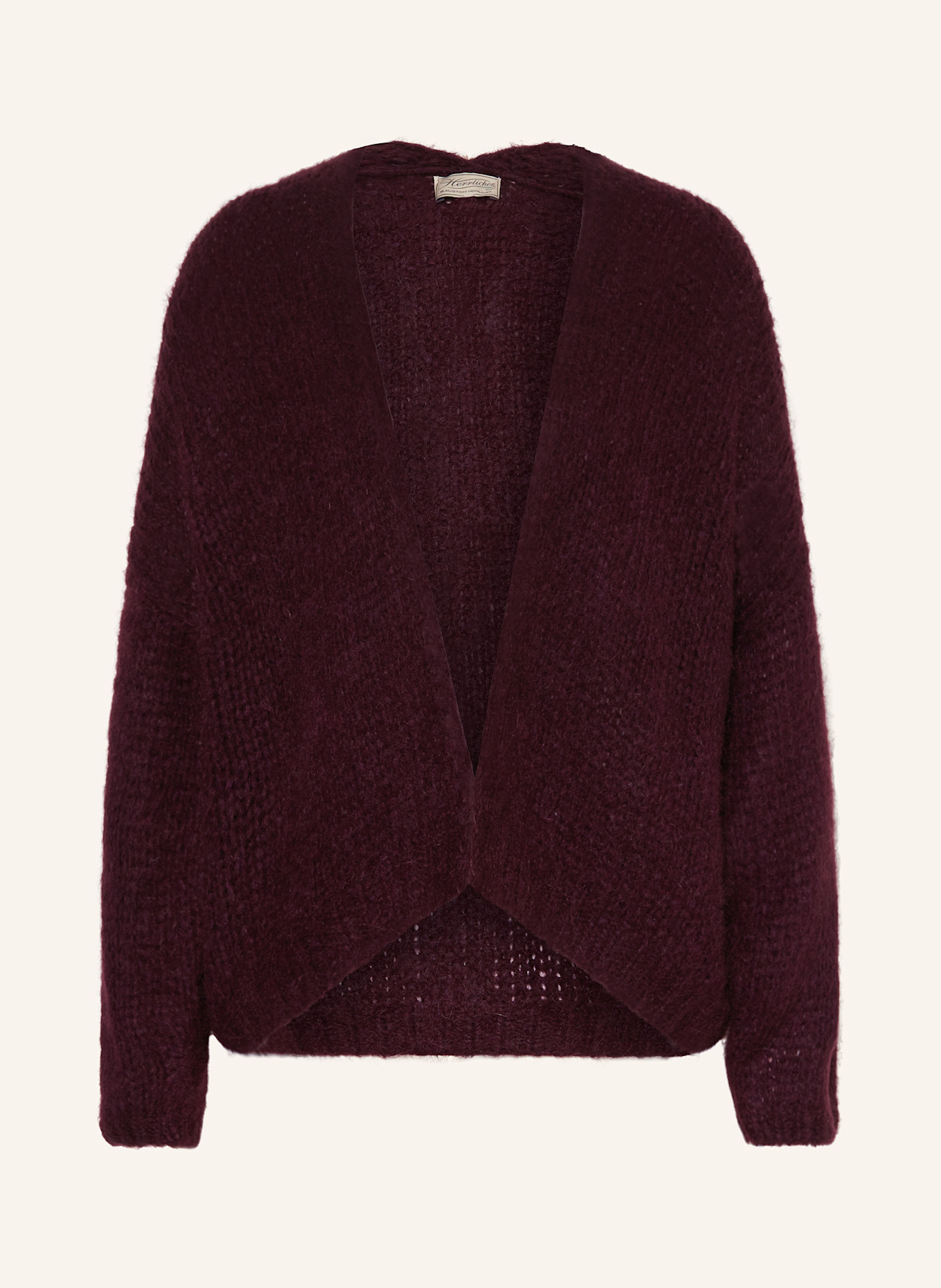 Herrlicher Strickhülle ALLISTON: DUNKELROT