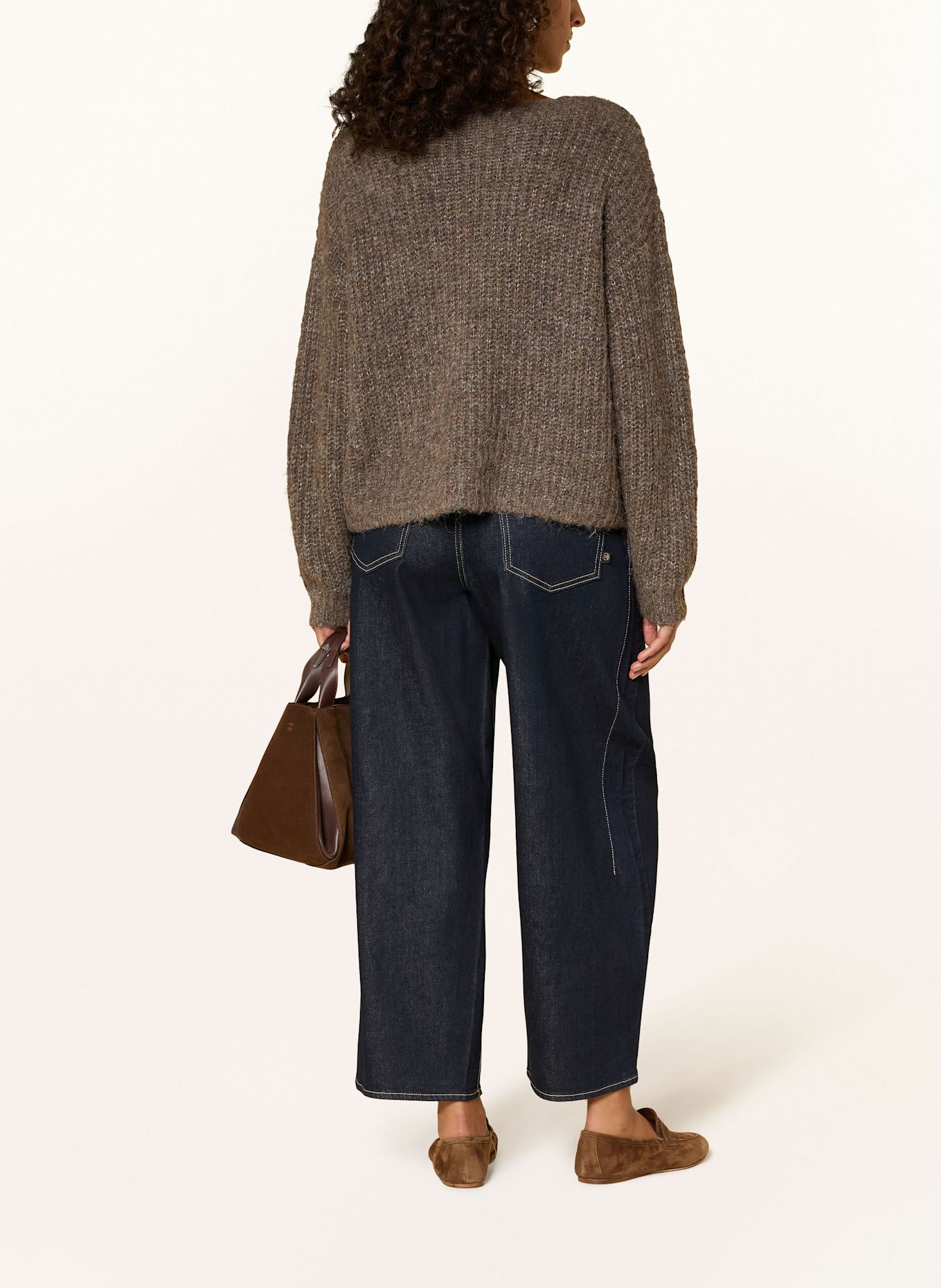 Herrlicher Pullover LINI: BRAUN