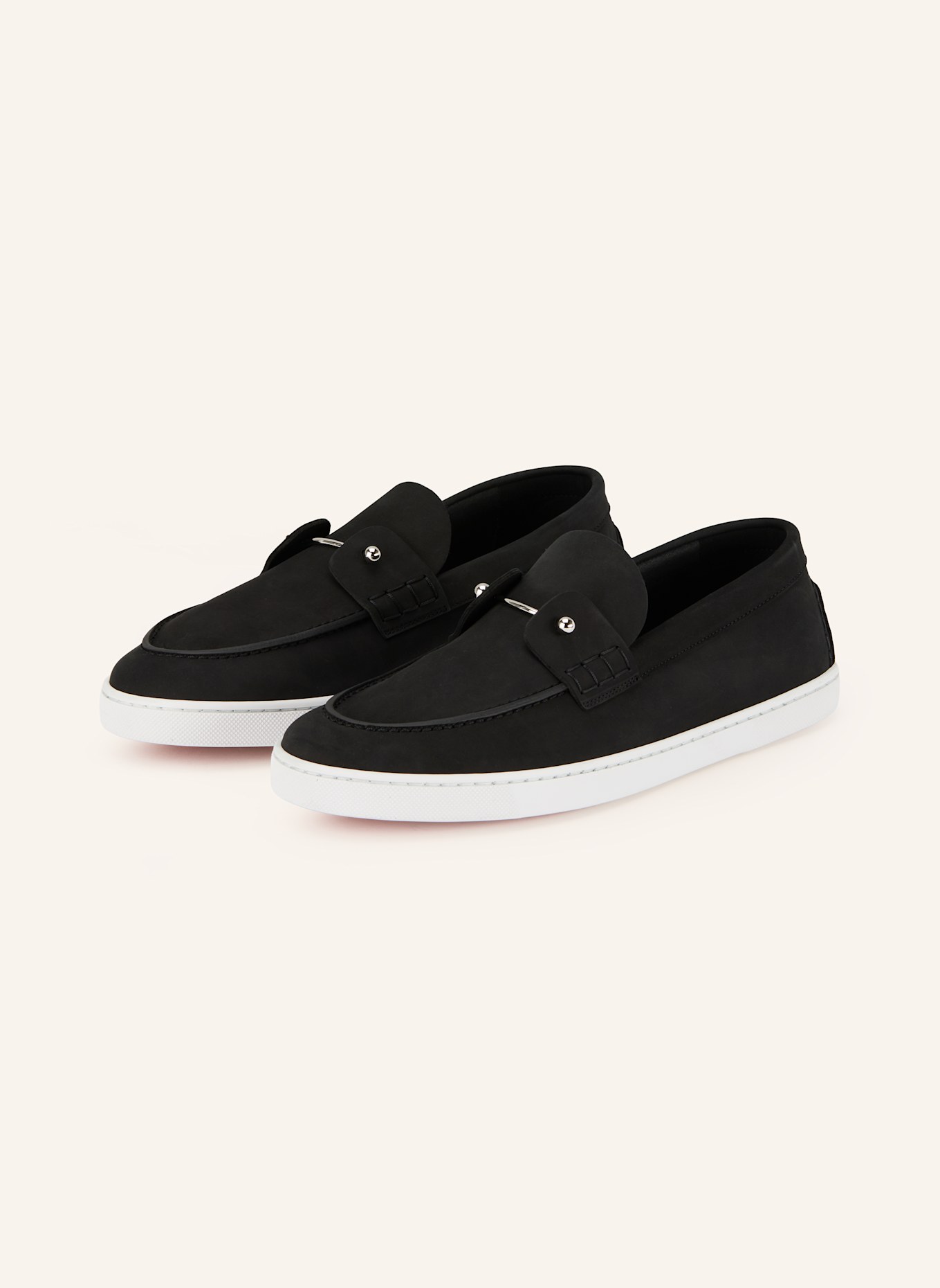 Christian Louboutin Slipper CHAMBELIBOAT: SCHWARZ